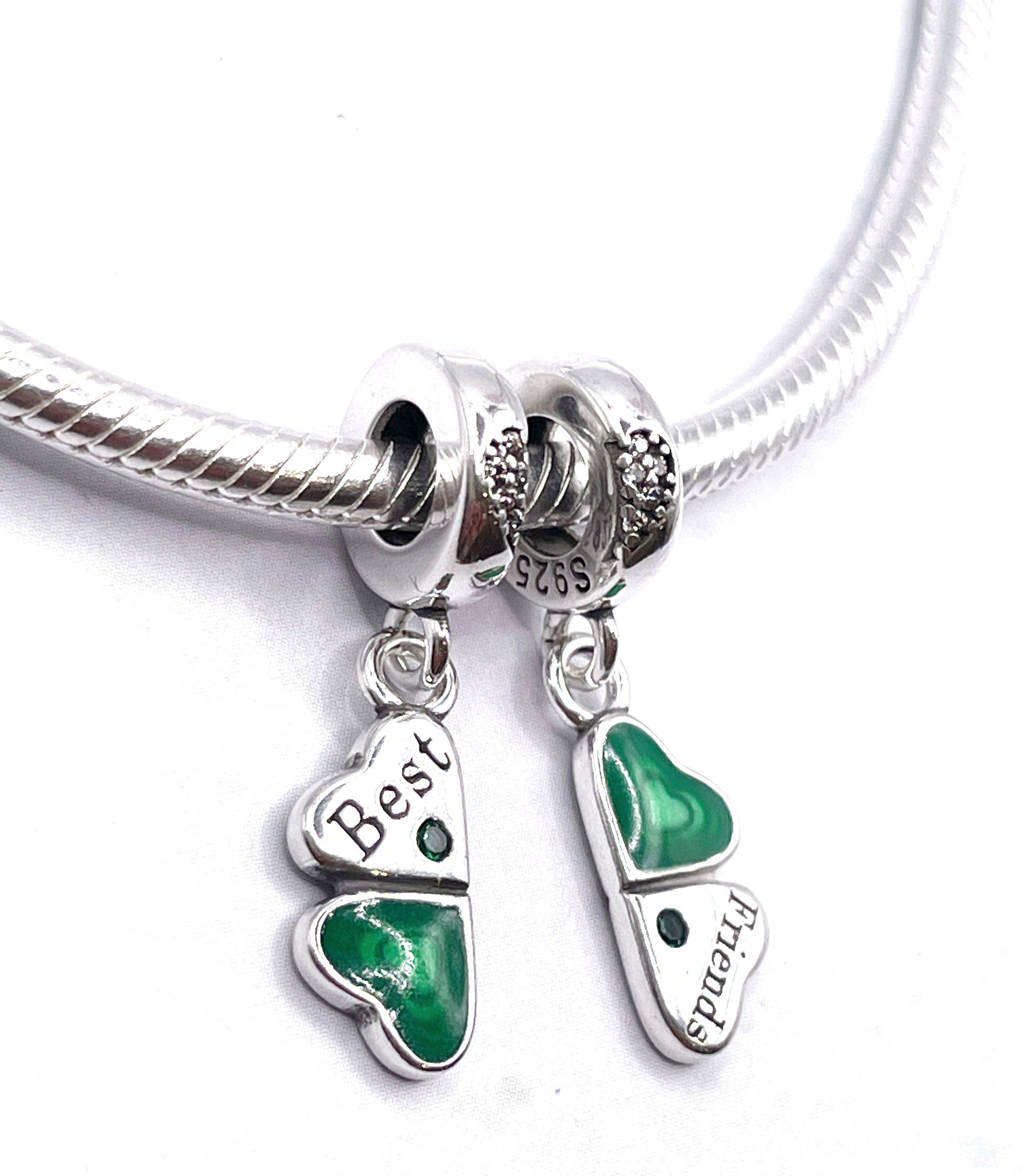 Charm Divisible trébol verde “Mejor amig@“