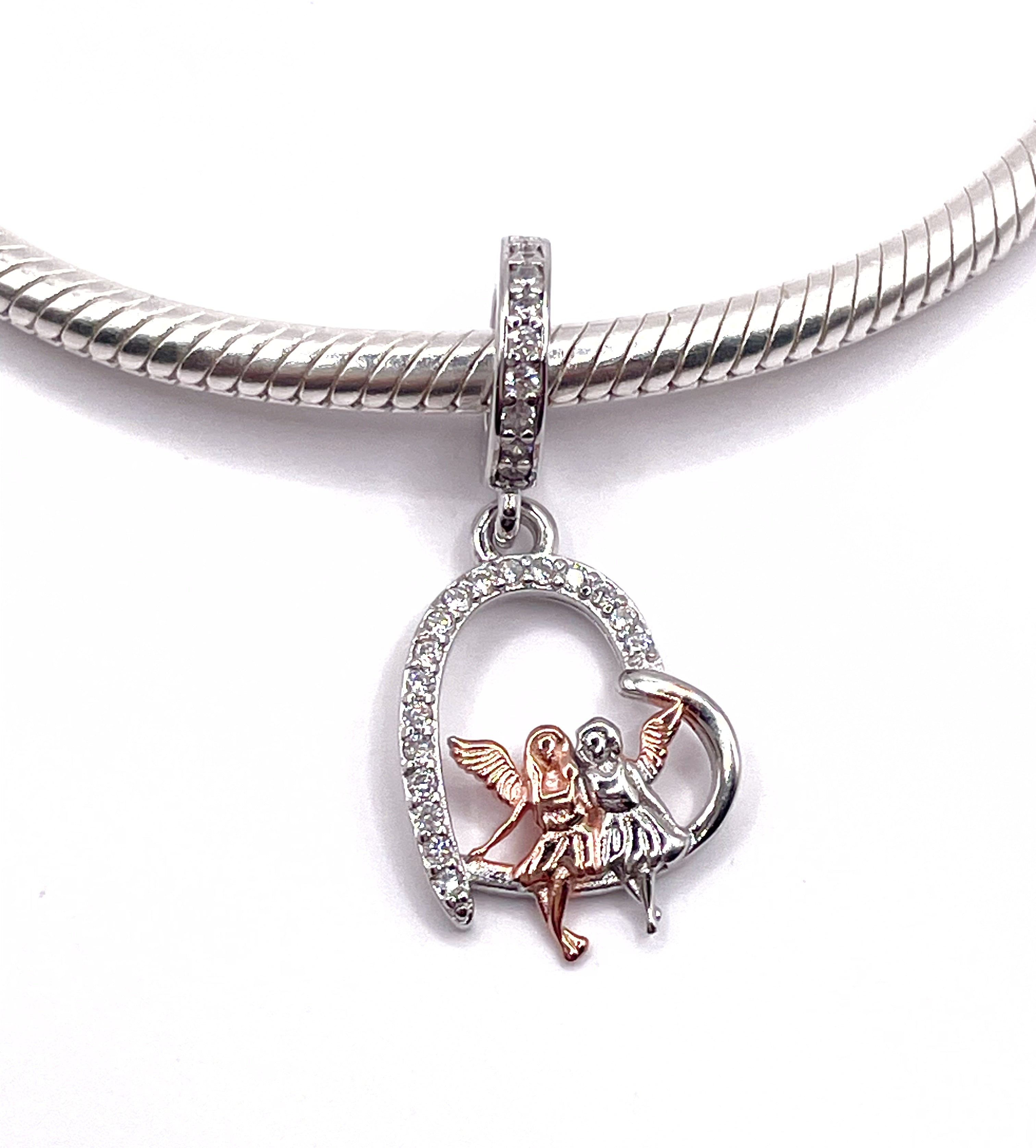 Charm Corazón amiga/hermana ángel