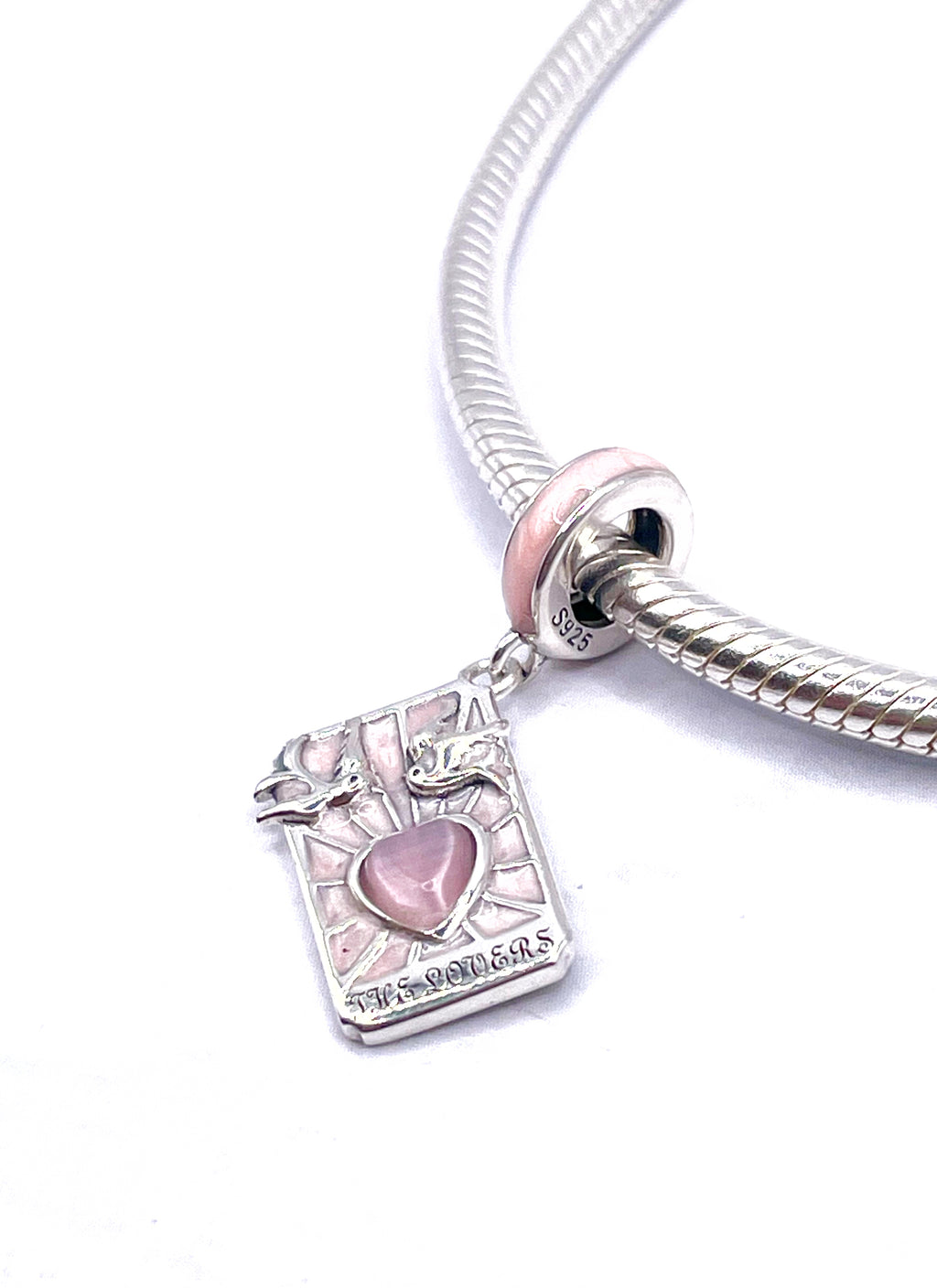 Charm Carta de Tarot Los Amantes