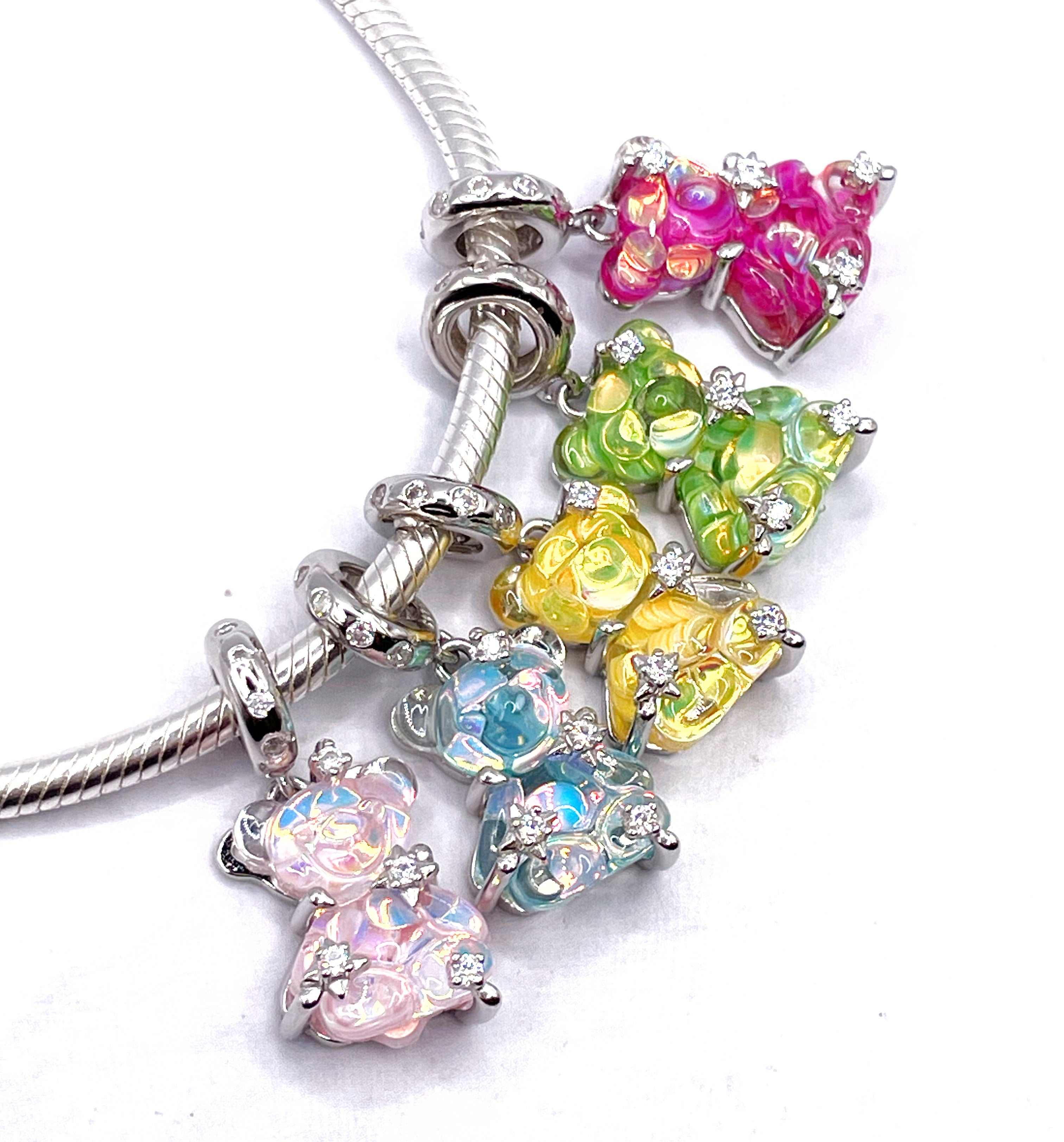 Charm Osito Jelly verde