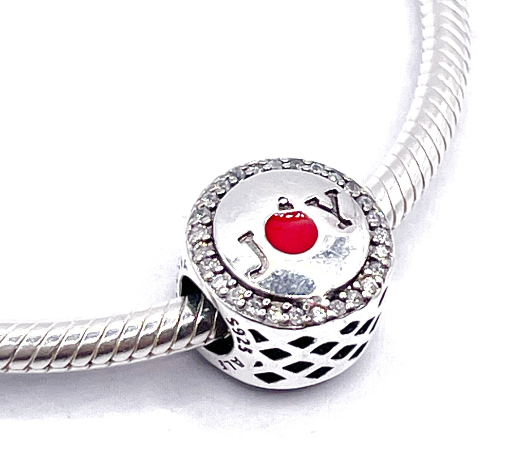 Charm Minnie Navidad borde de circonias “Alegría”