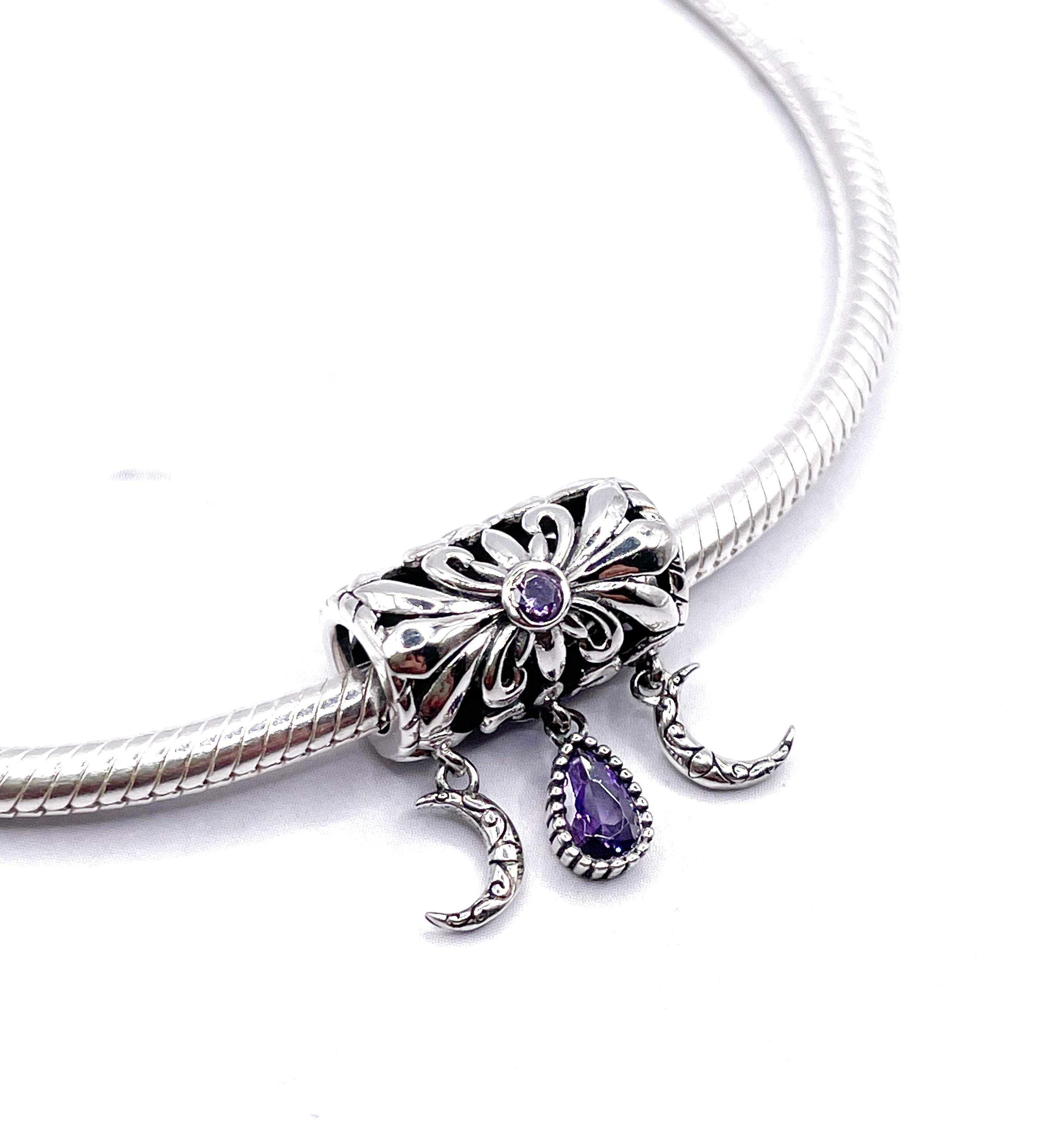 Charm Flor de lis vintage