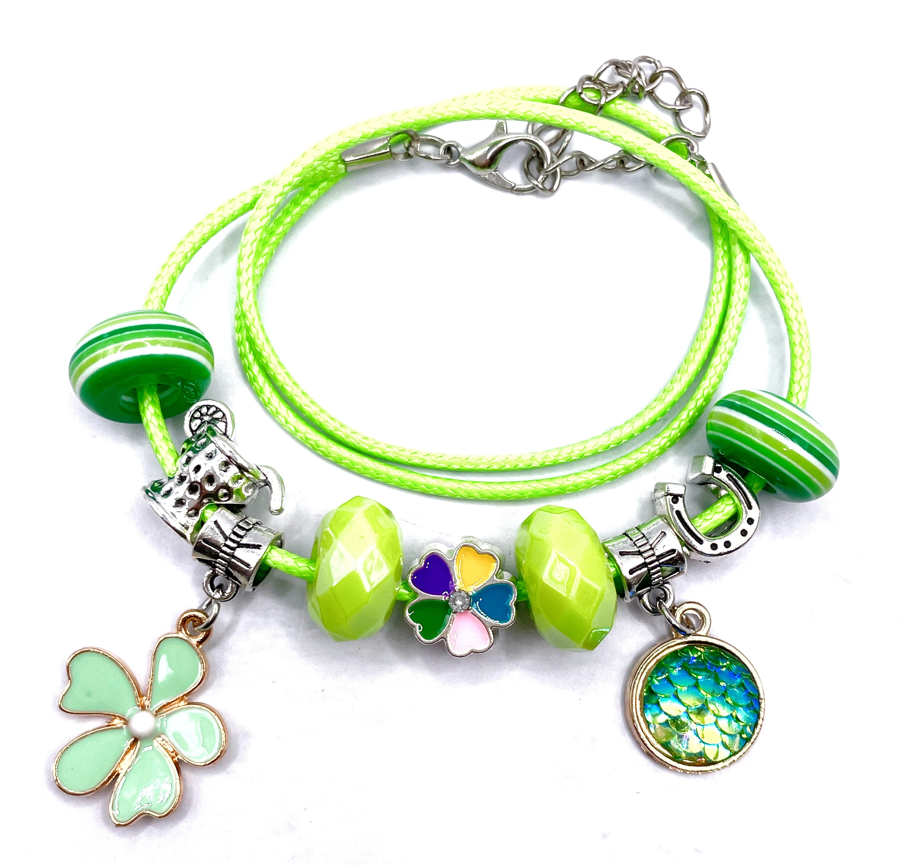 Pulsera niña lazo encerado ajustable