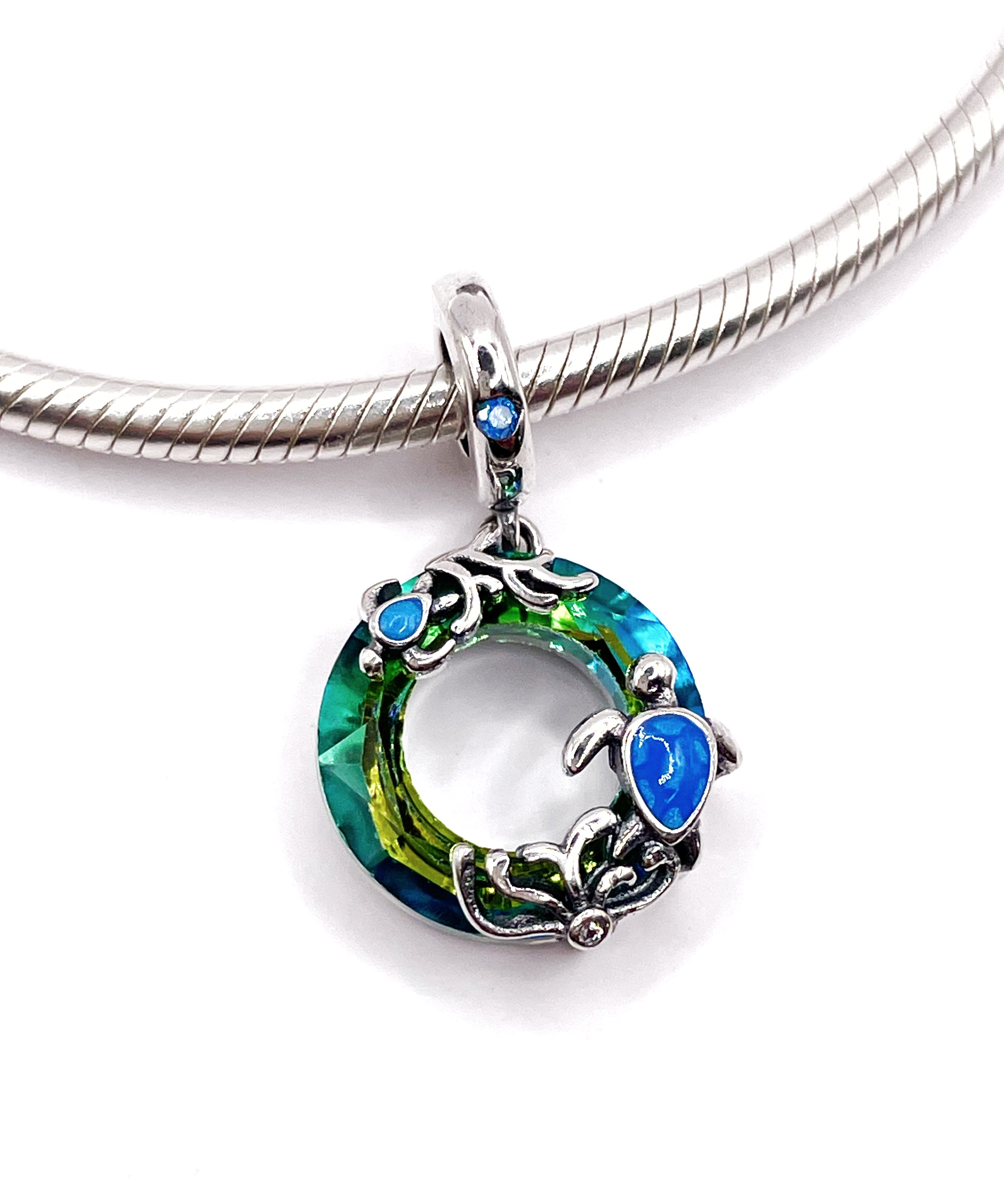 Charm Círculo con tortugas