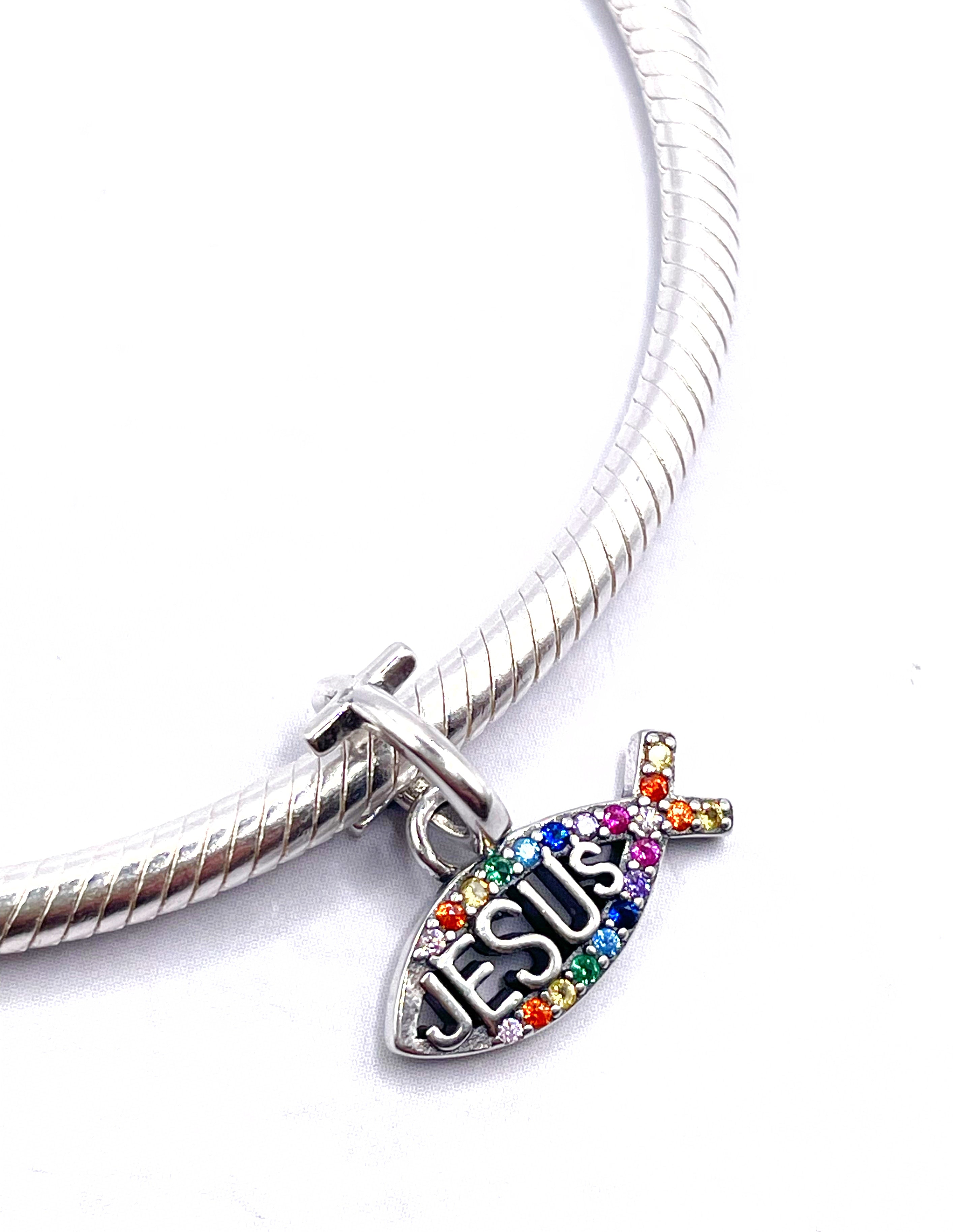 Charm Jesús símbolo ichthys