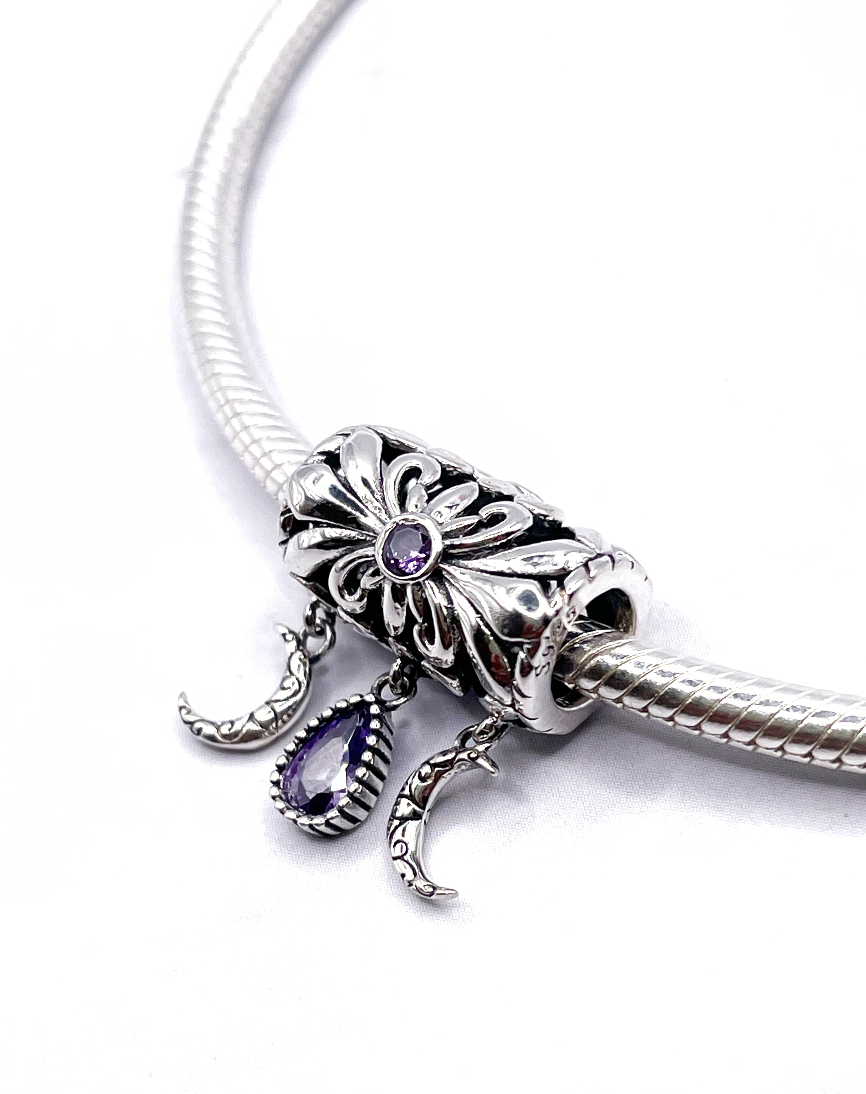 Charm Flor de lis vintage