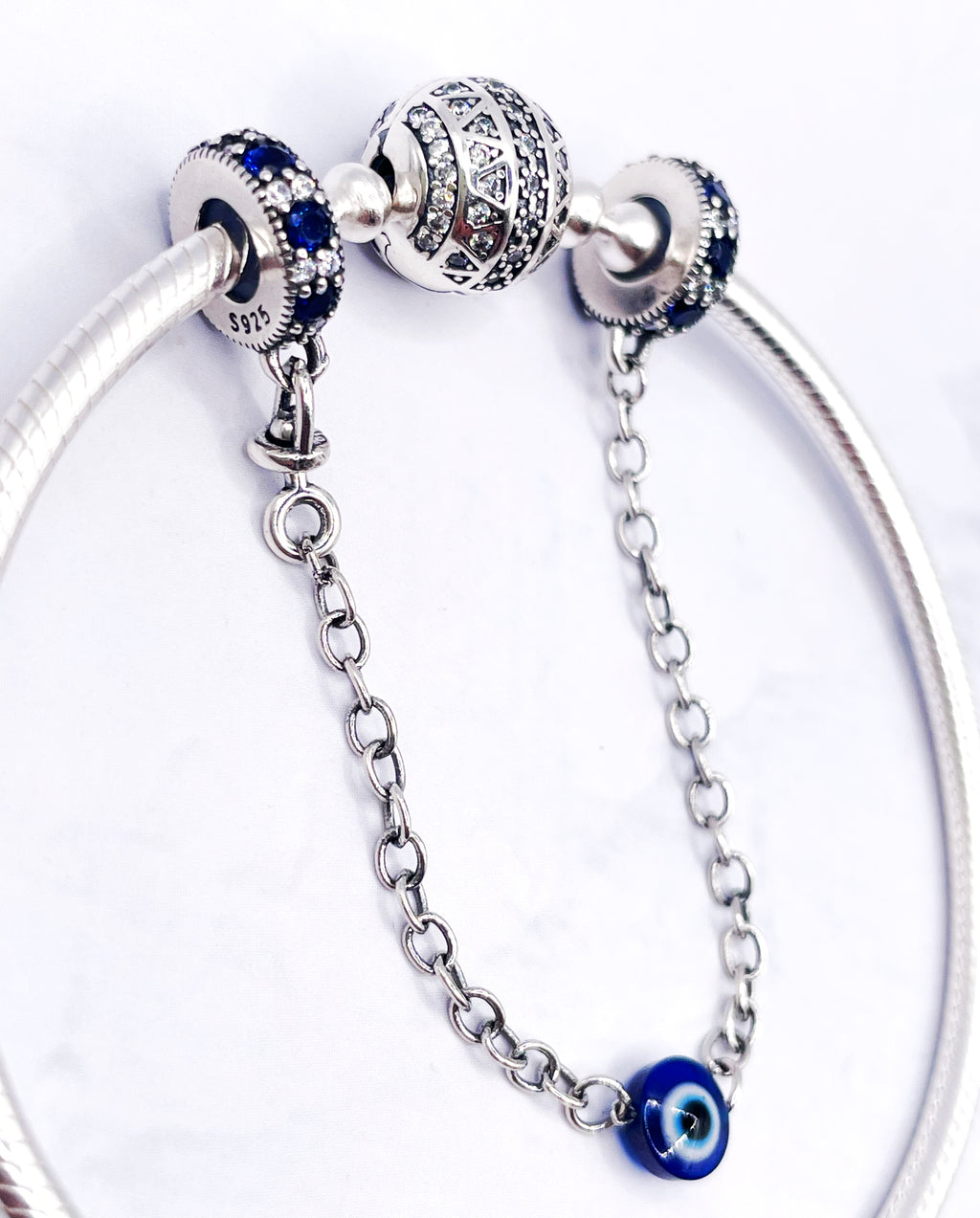 Cadena de seguridad de ojo turco