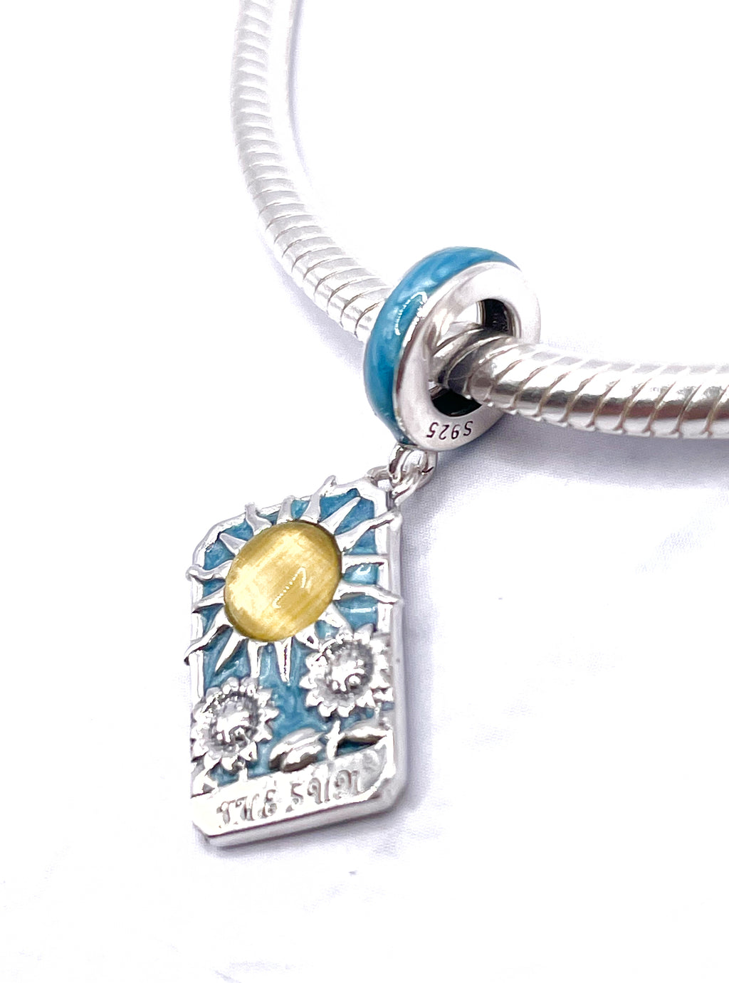 Charm Carta de Tarot El Sol