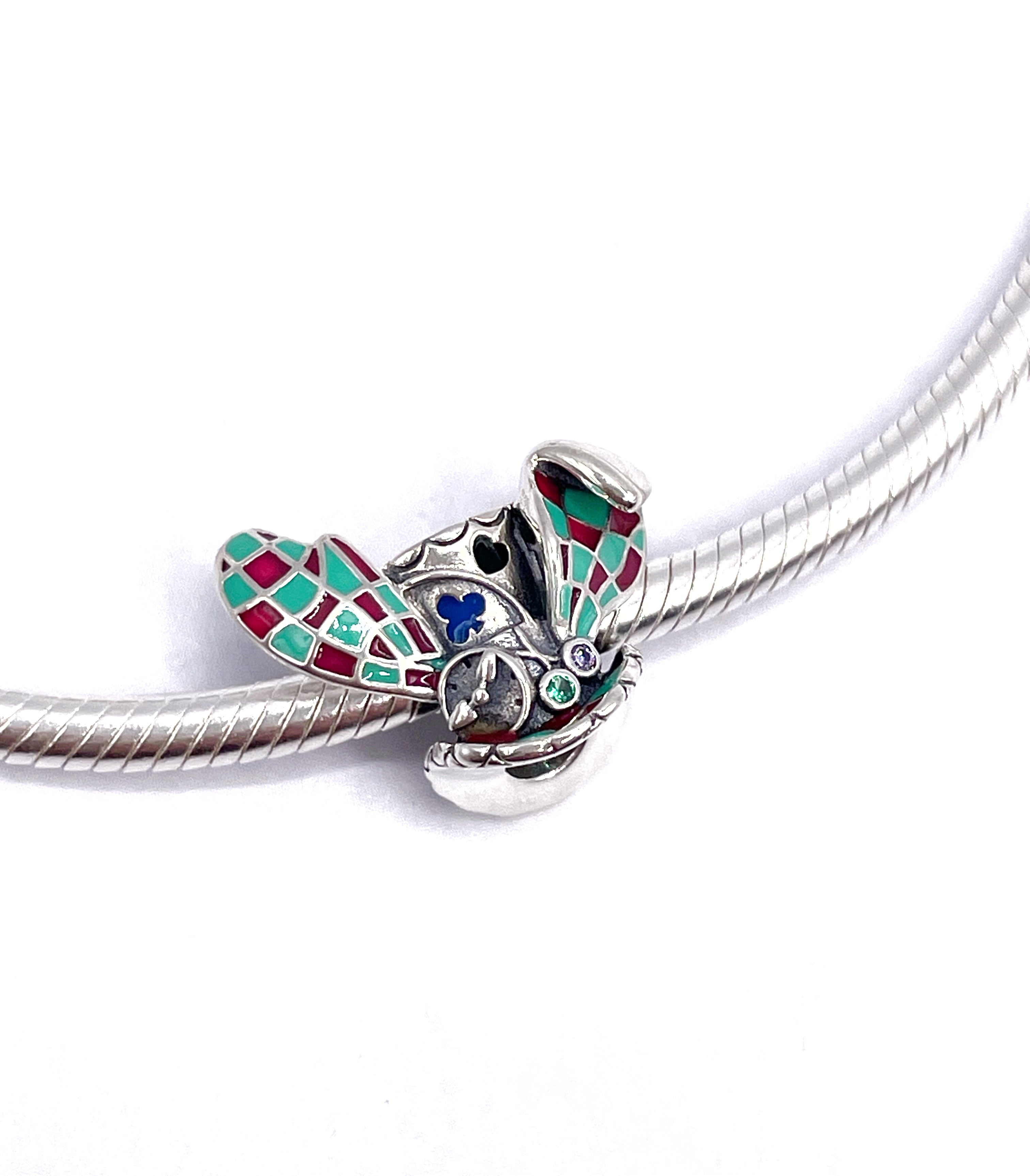 Charm Sombrero y orejas de Conejo blanco (Alicia)