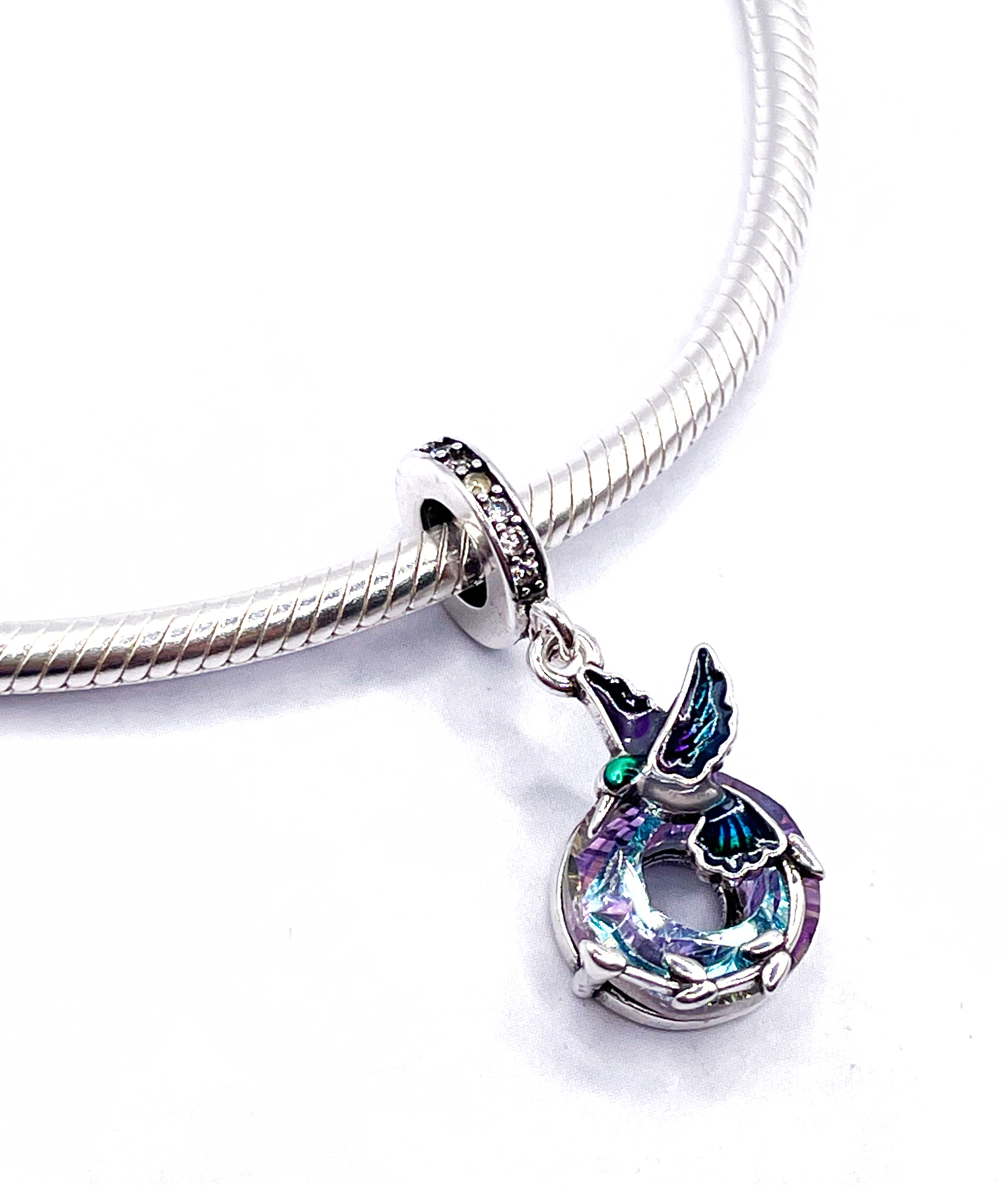 Charm Colibrí y aro