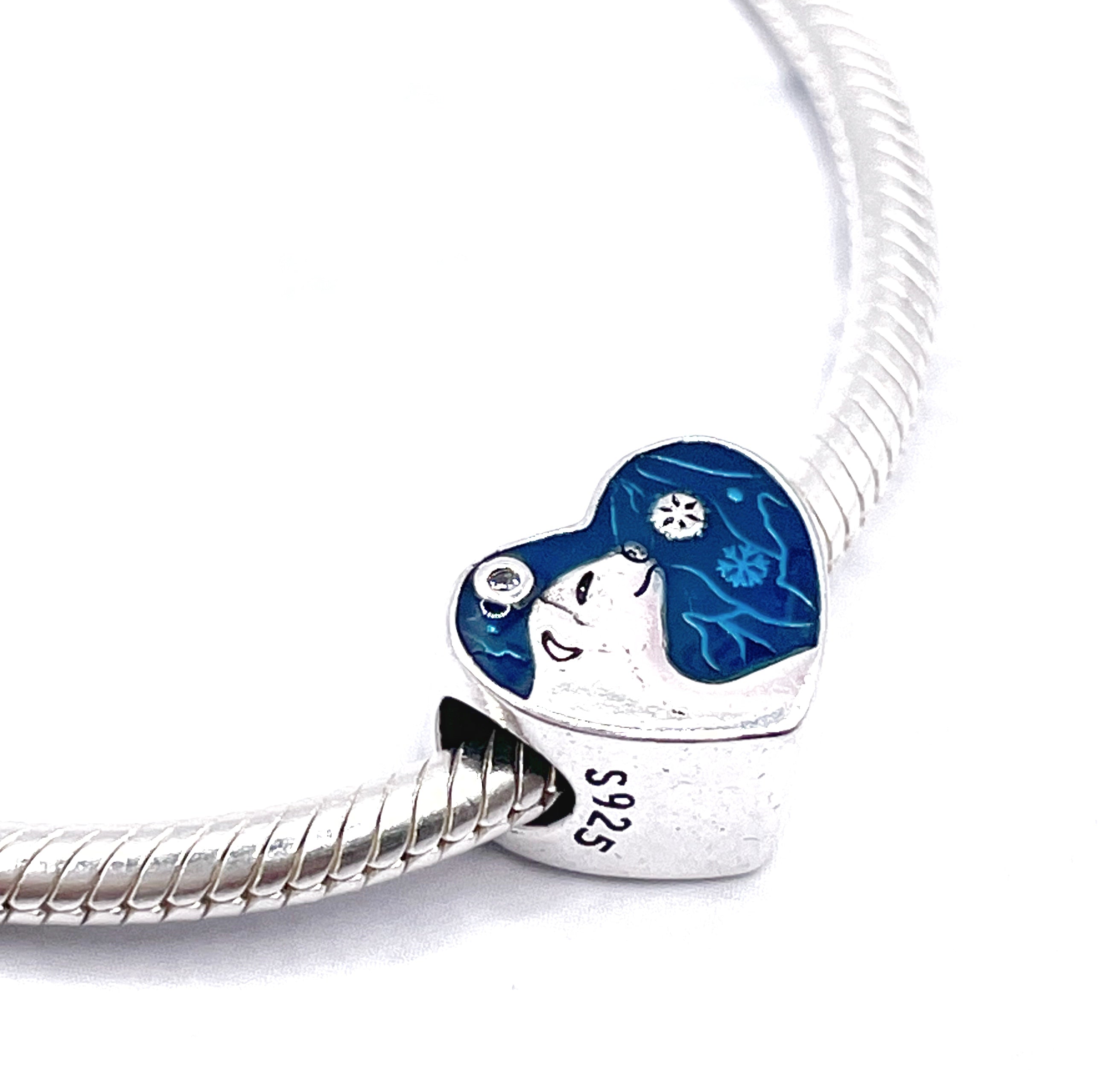 Charm Corazón oso polar