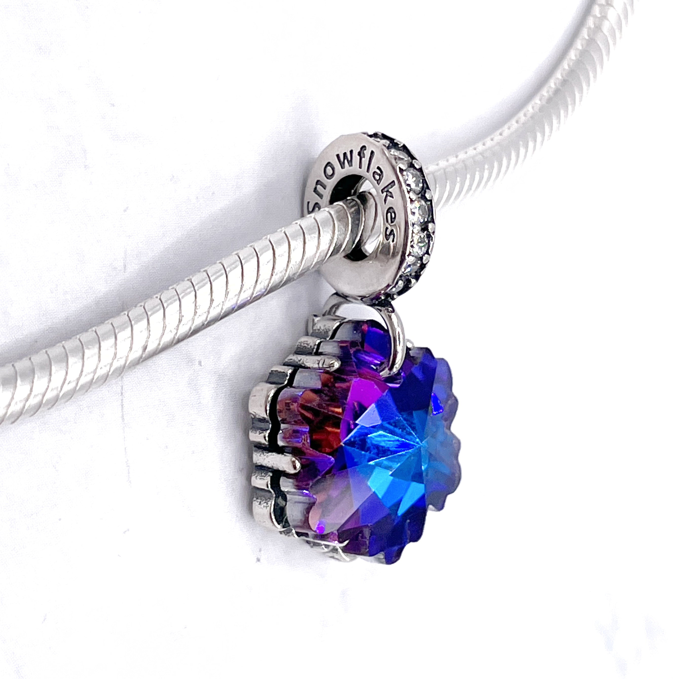 Charm Copo de nieve índigo