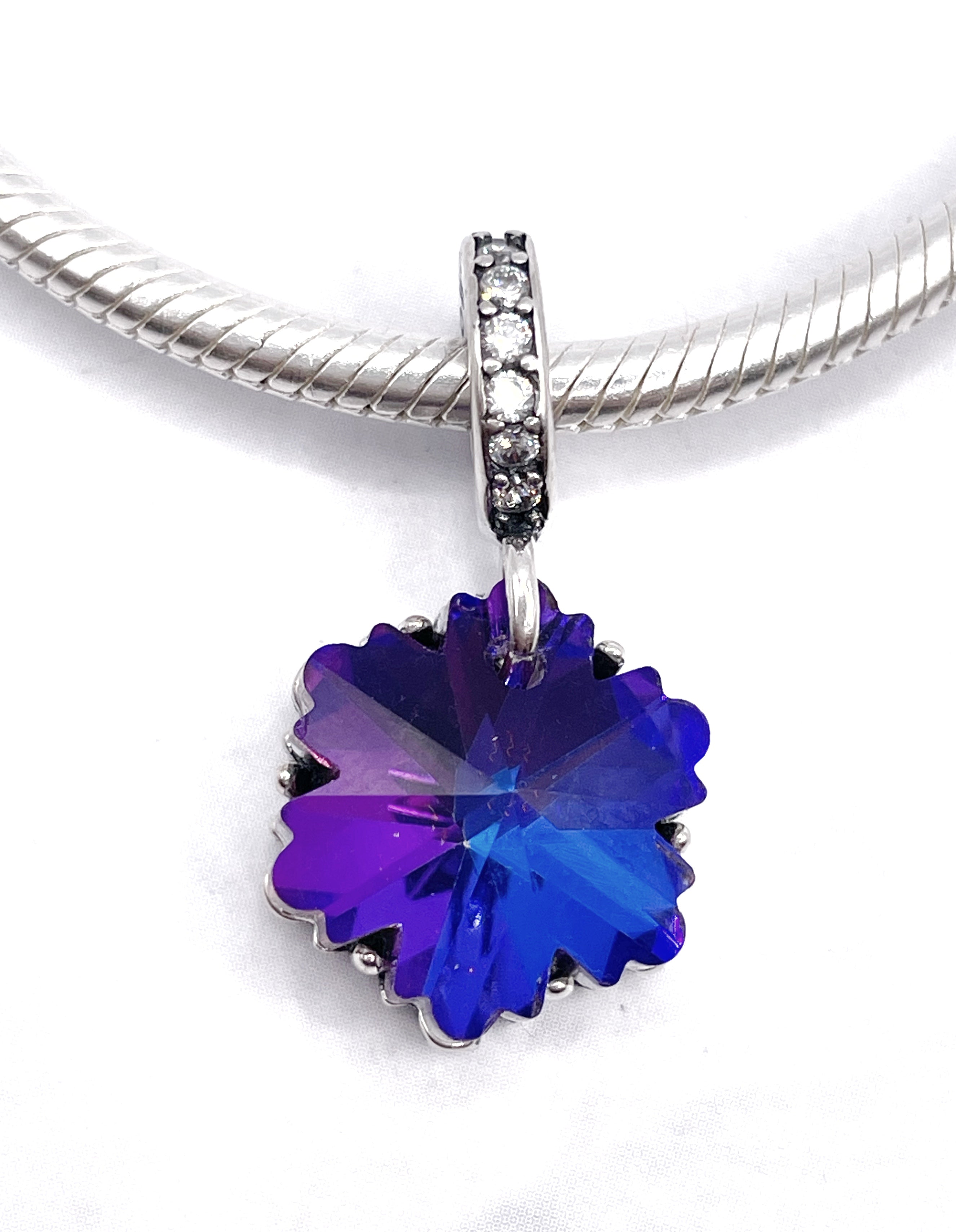 Charm Copo de nieve índigo