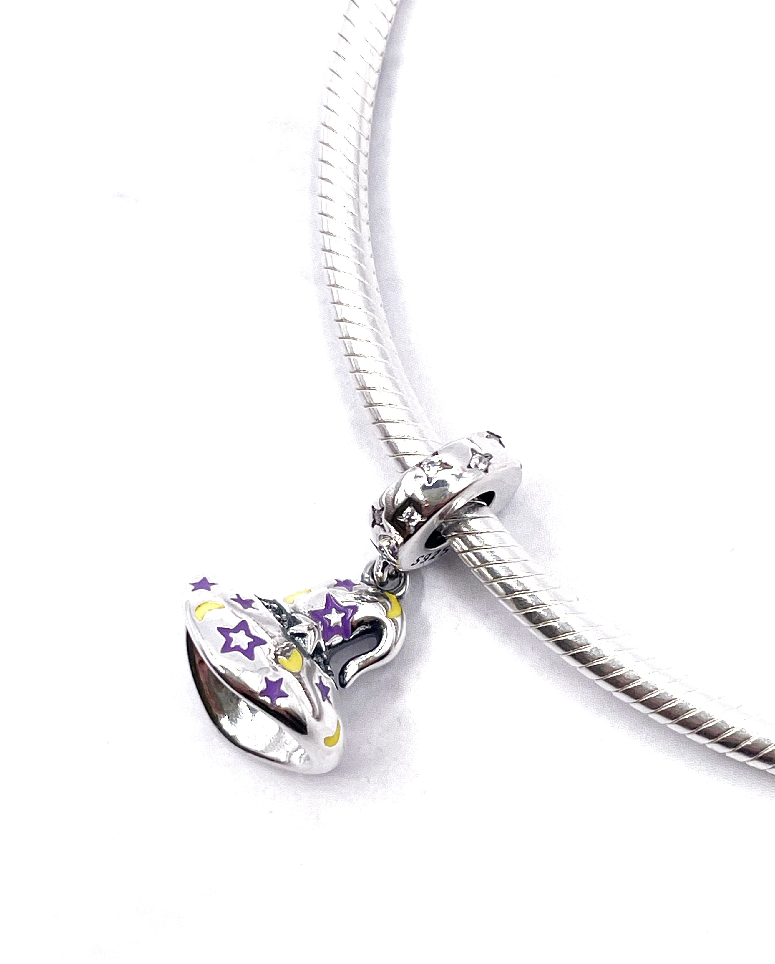 Charm Gorro de bruja con estrellas y lunas