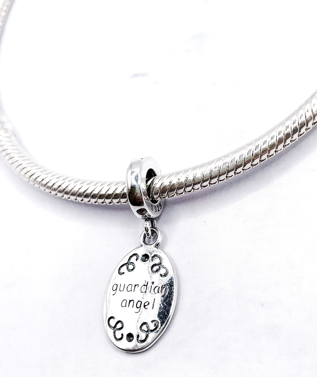 Charm Medalla ángel guardián