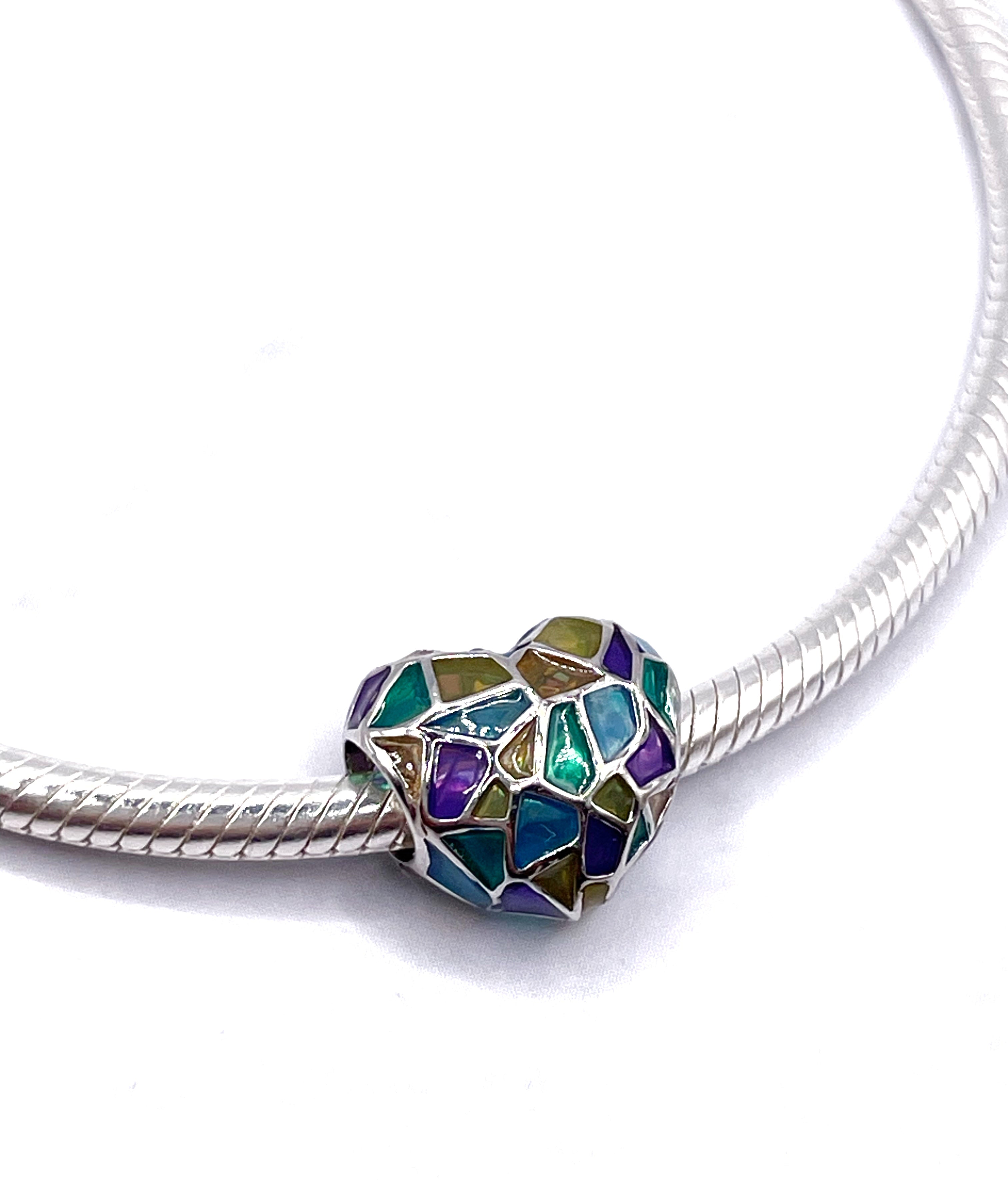 Charm Corazón Vitraux