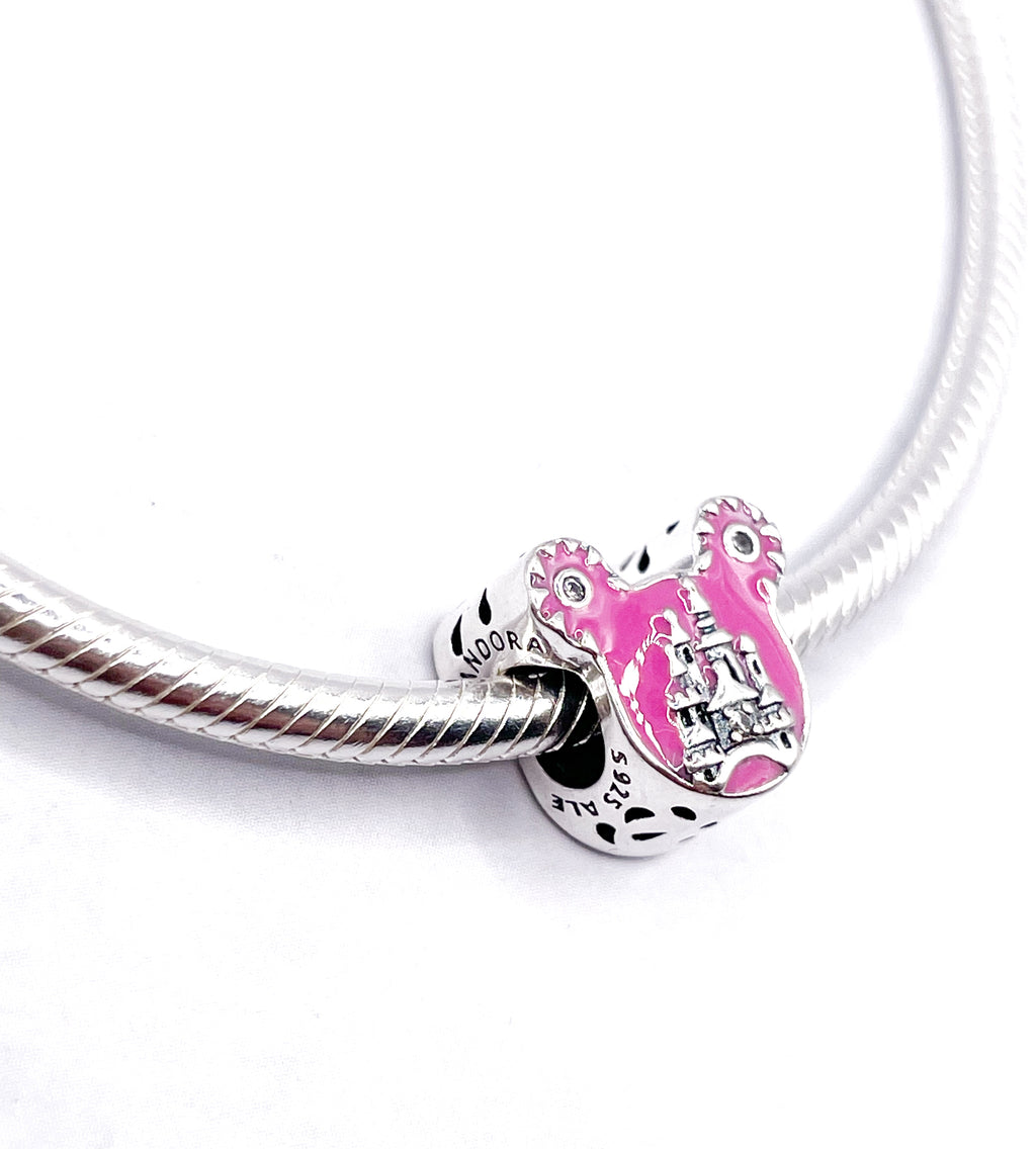 Charm Castillo Disney rosado con orejas 2020