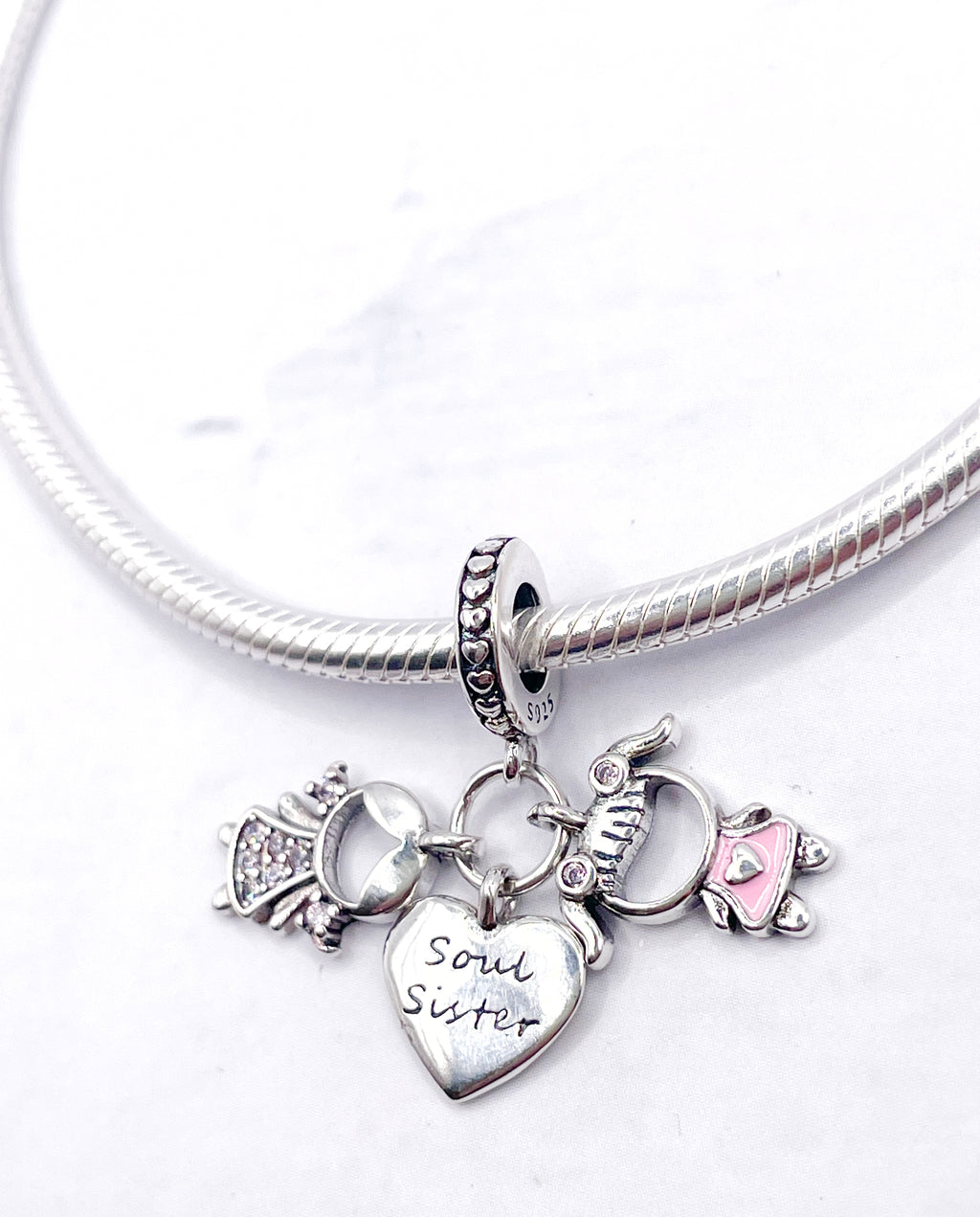 Charm “Soul sister forever” dos niñas