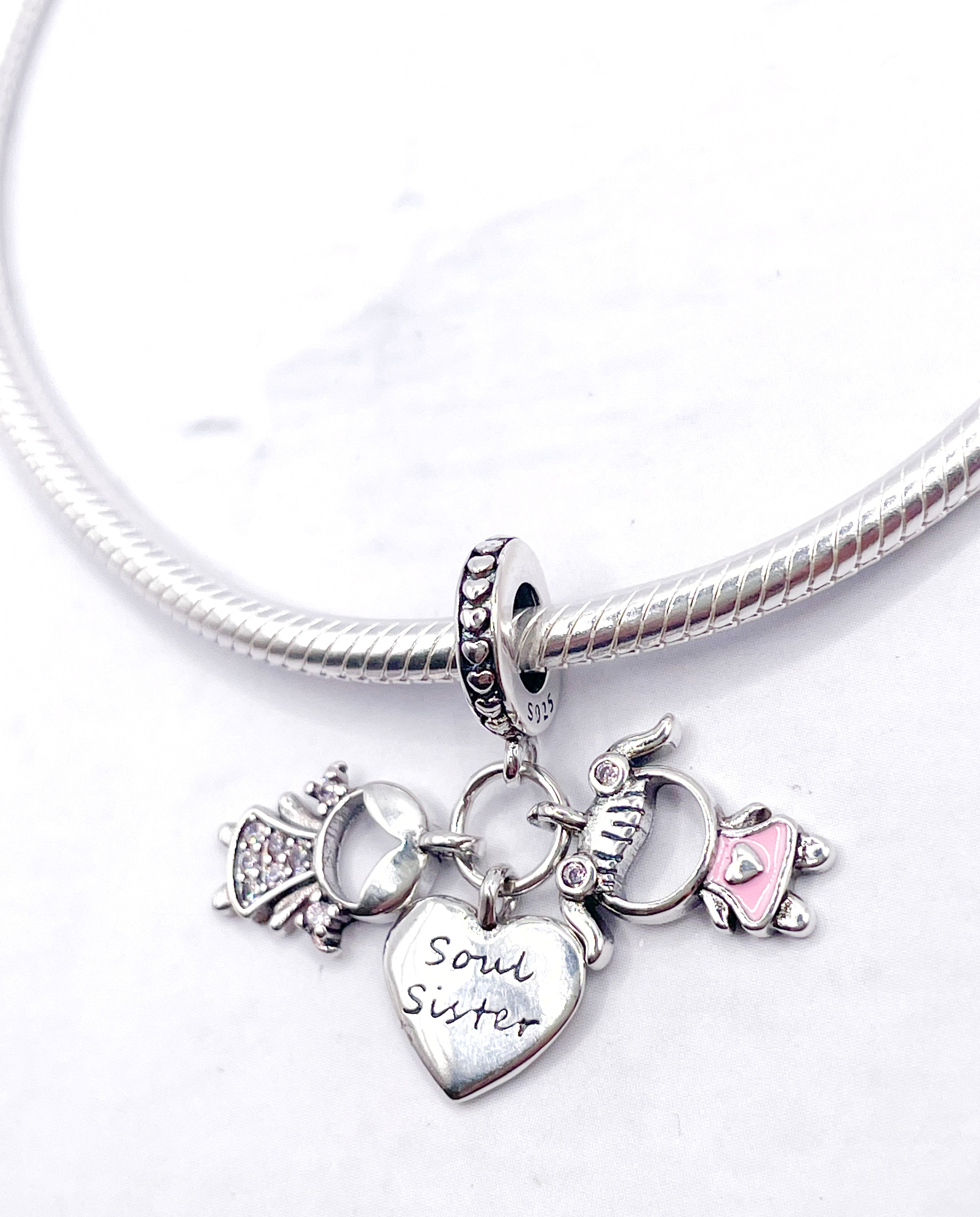 Charm “Soul sister forever” dos niñas