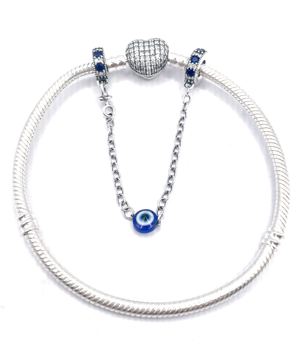 Cadena de seguridad de ojo turco