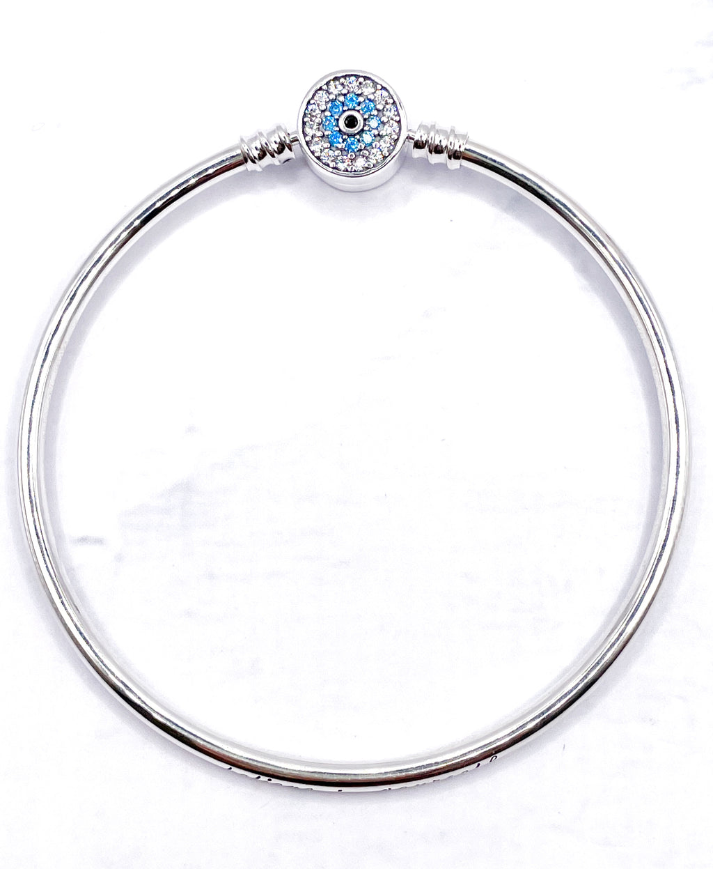 Pulsera rígida broche ojo turco believe in yourself