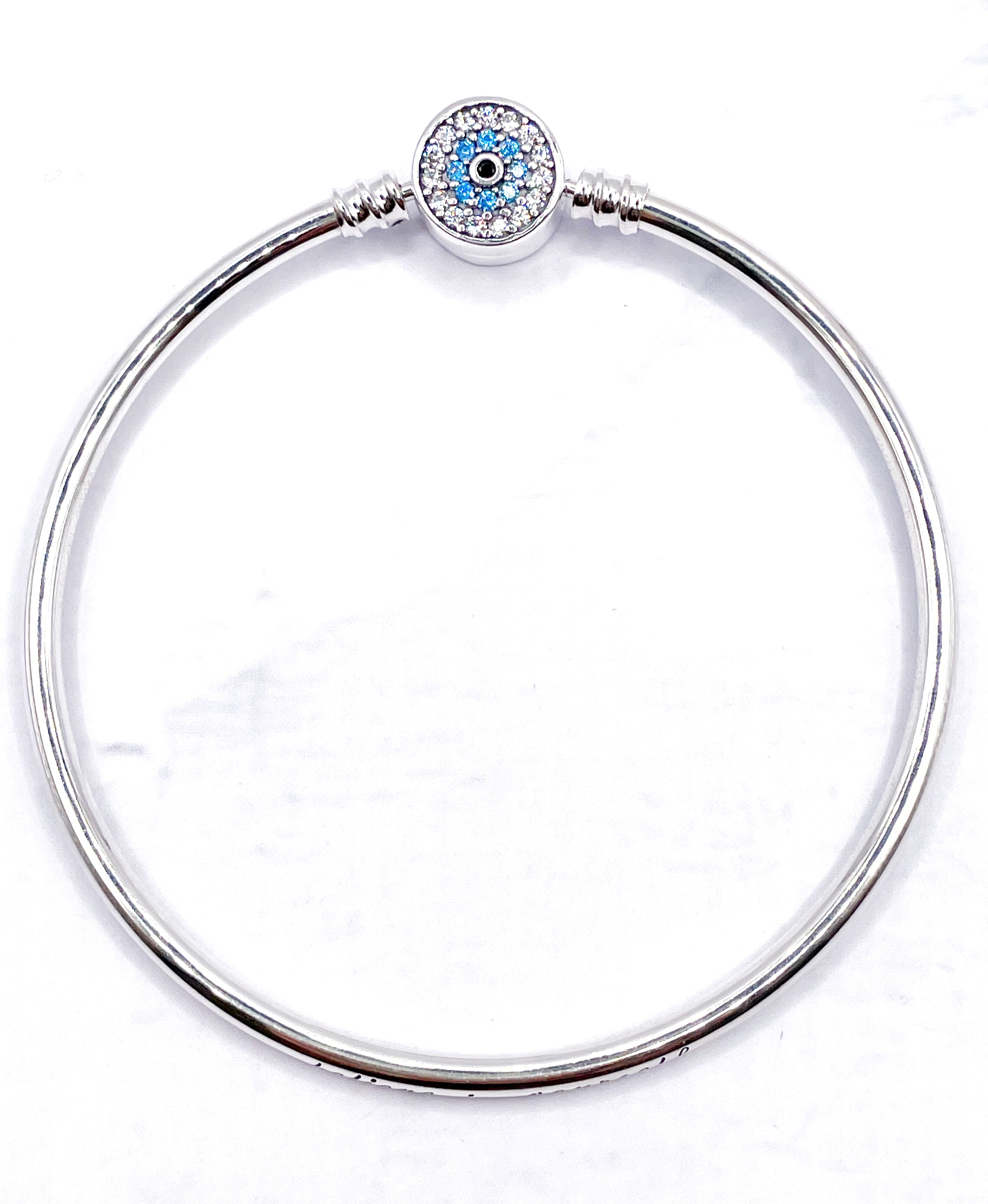 Pulsera rígida broche ojo turco believe in yourself