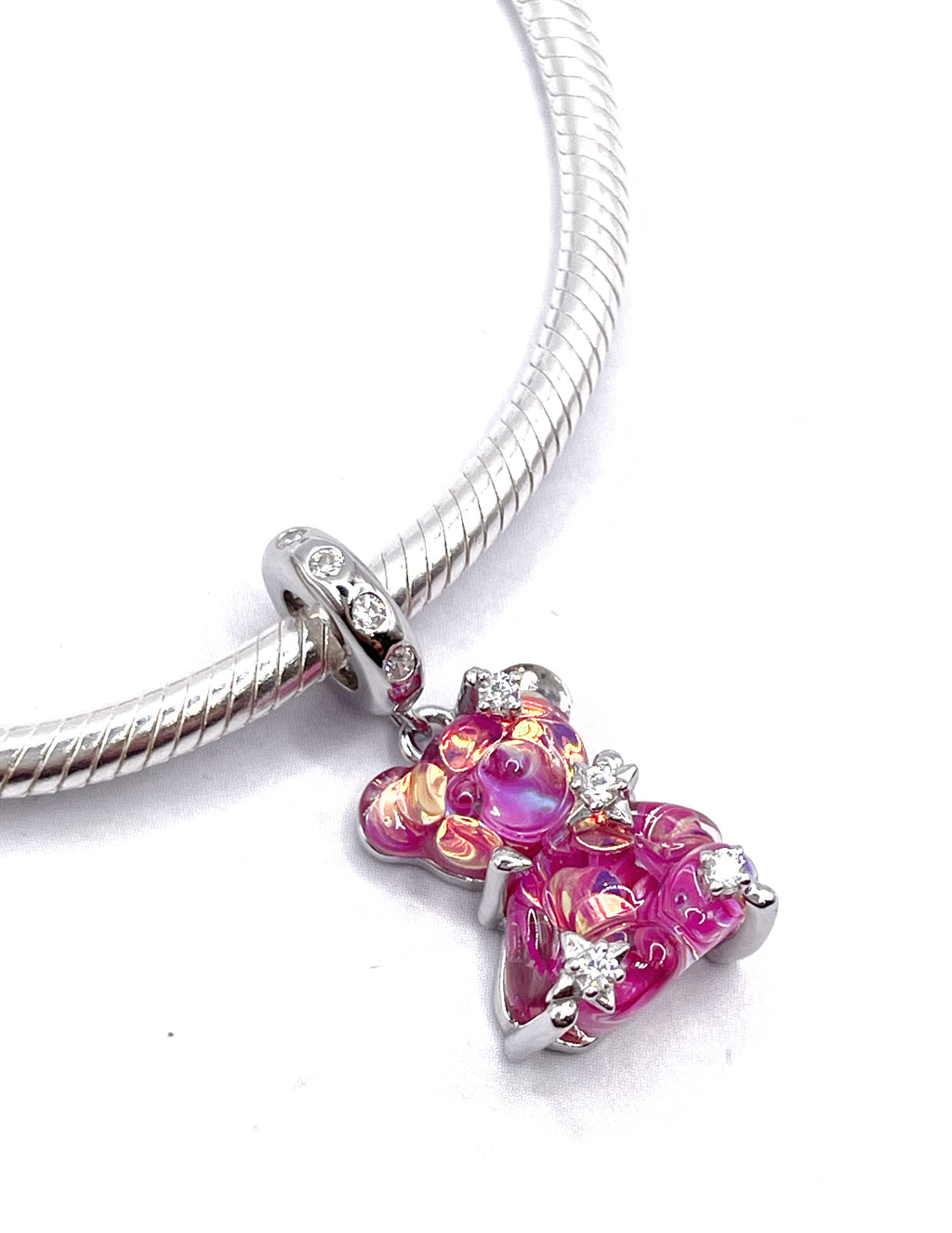 Charm Osito Jelly fucsia