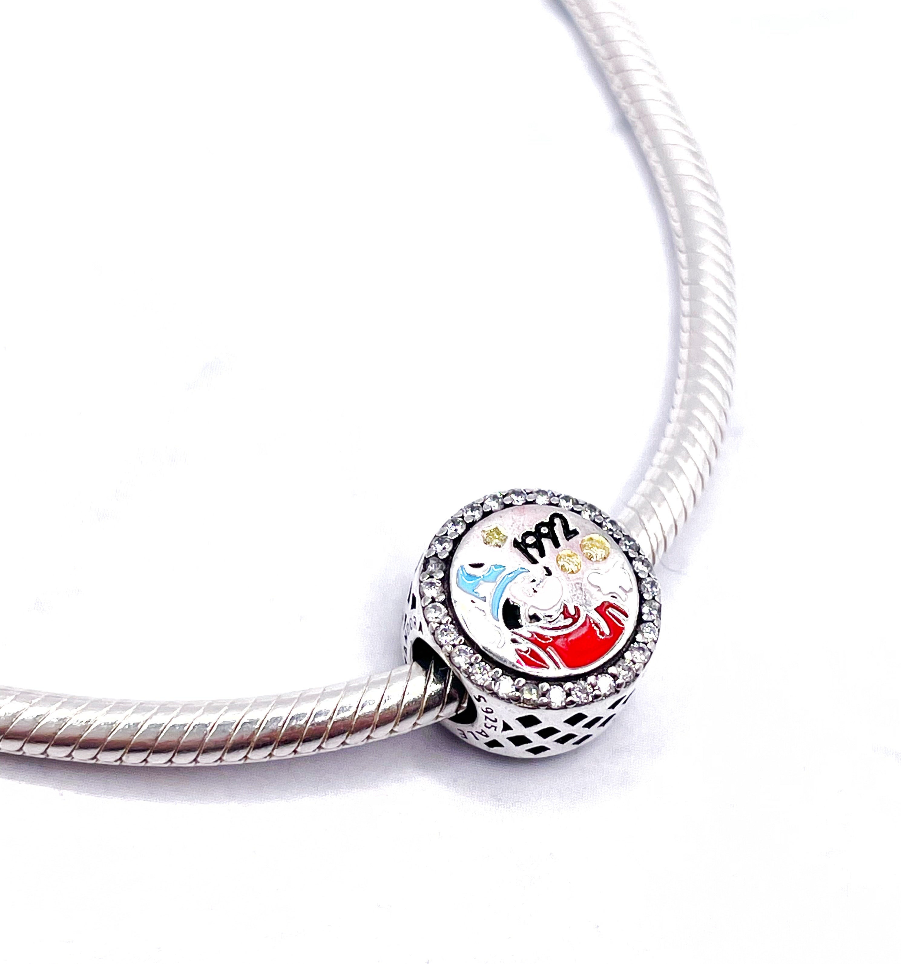 Charm Euro Disney 1992 borde de circonias