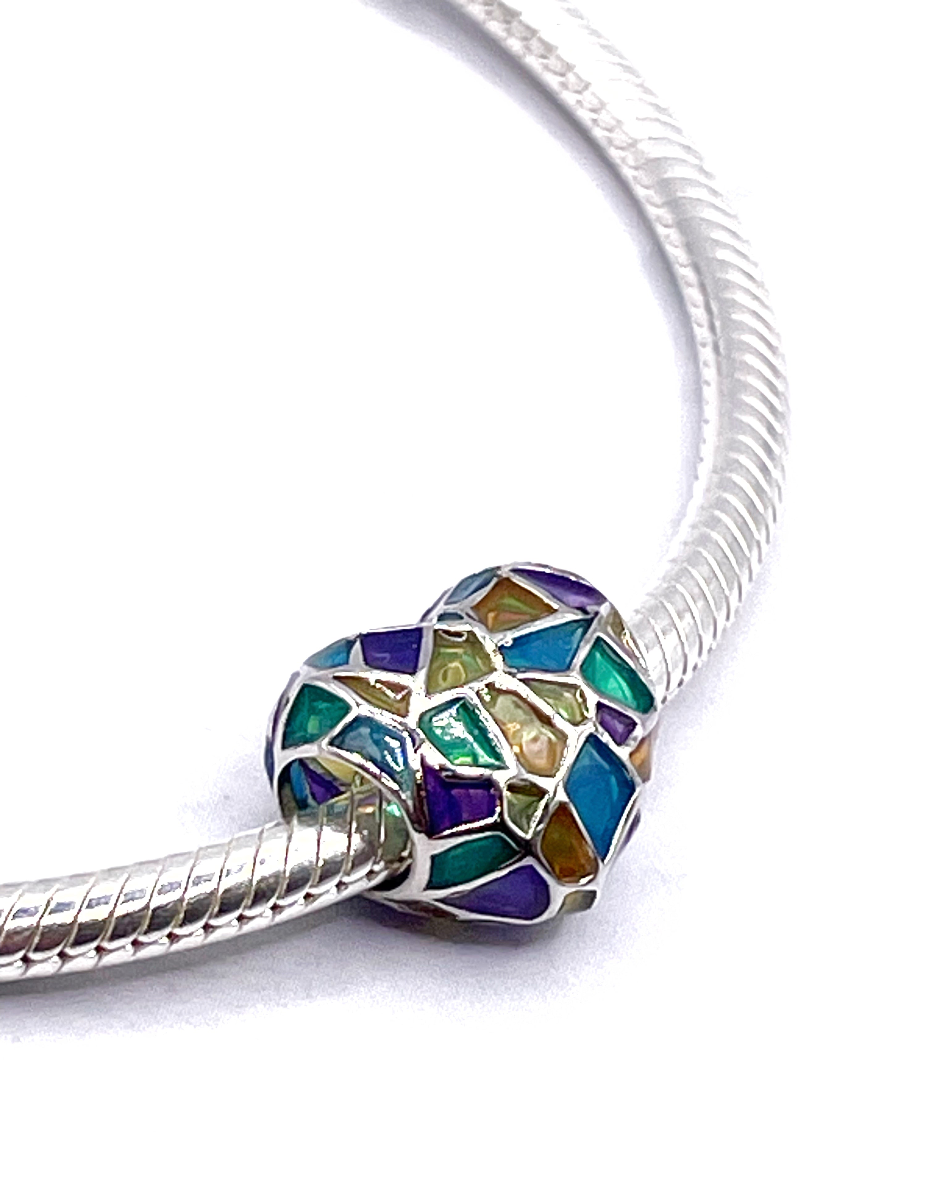 Charm Corazón Vitraux