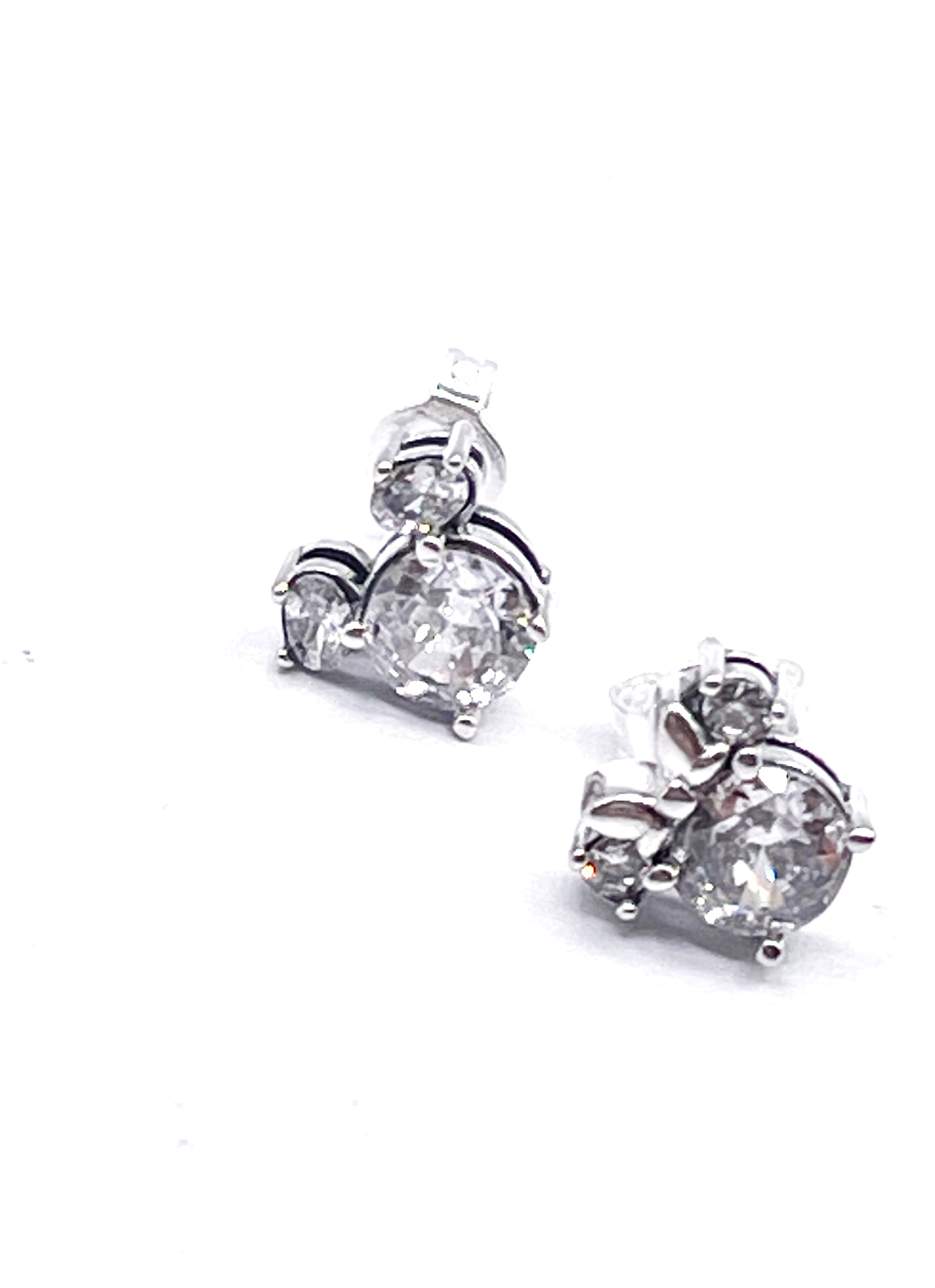 Caravanas Mickey y Minnie blancas