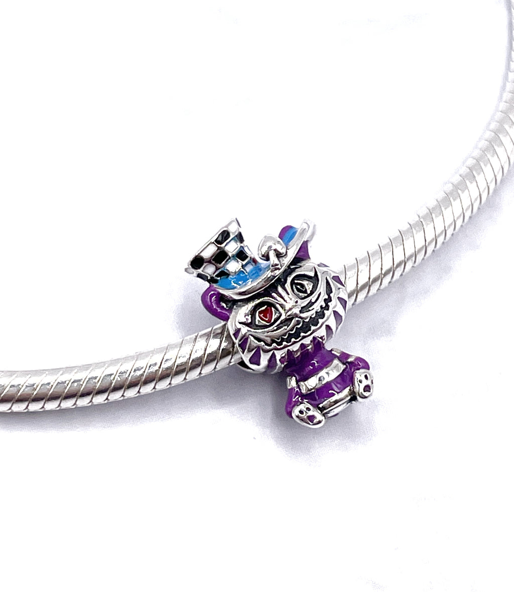 Charm Gato de Cheshire con sombrero (Alicia)
