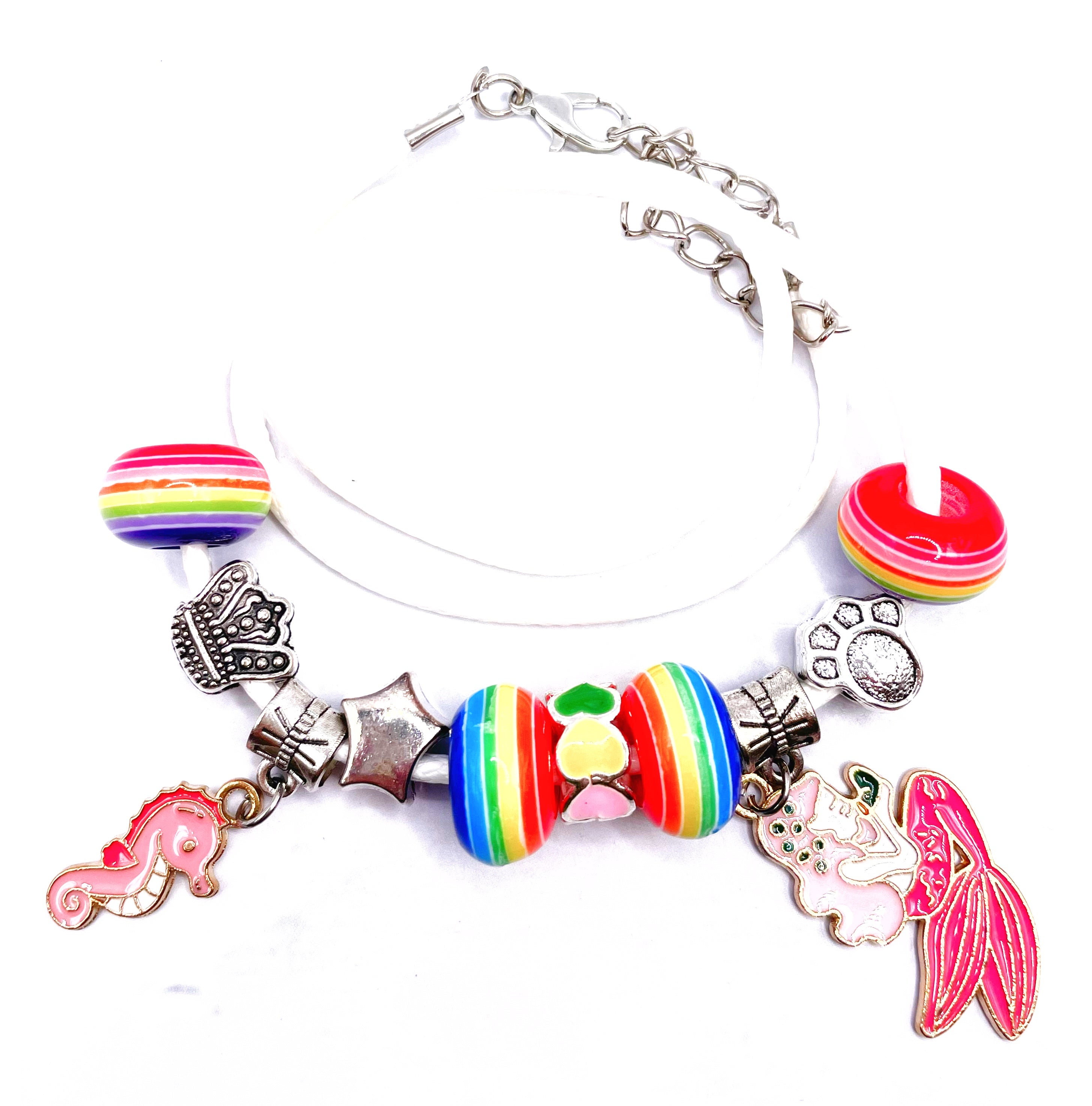 Pulsera niña lazo encerado ajustable