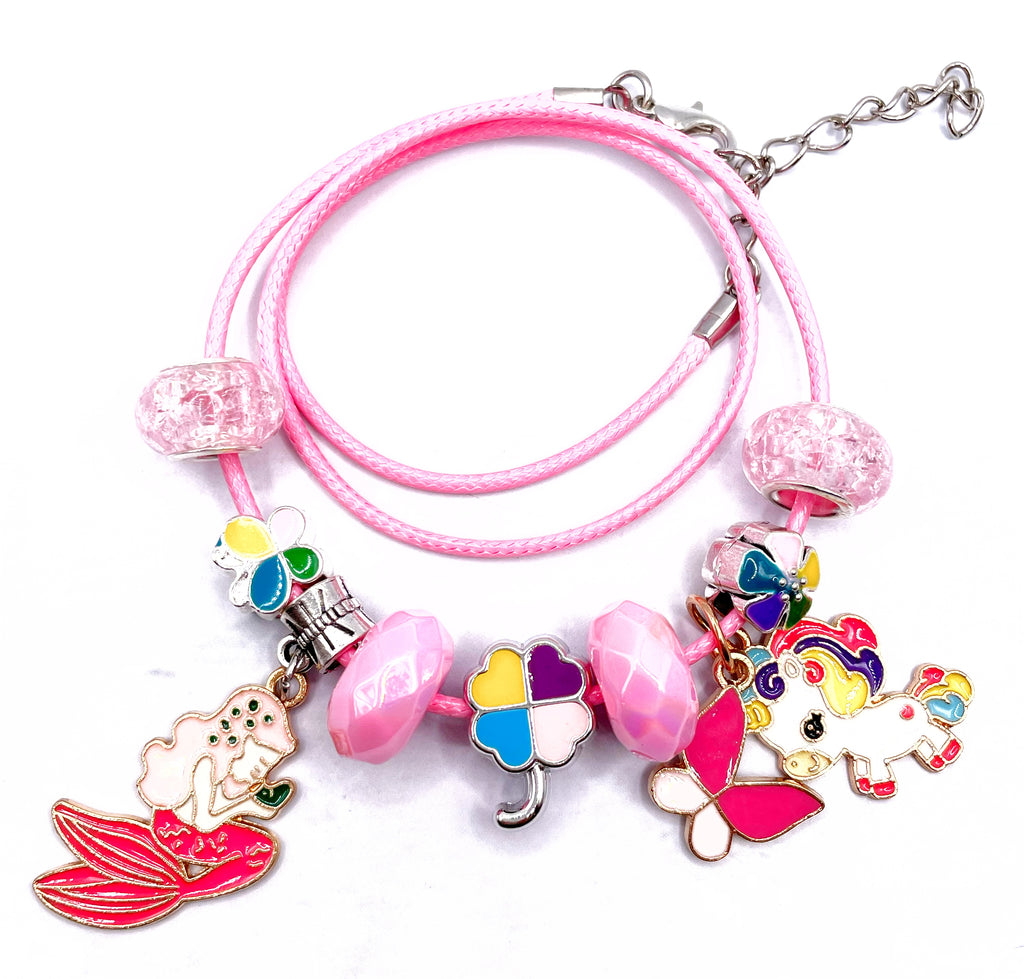 Pulsera niña lazo encerado ajustable