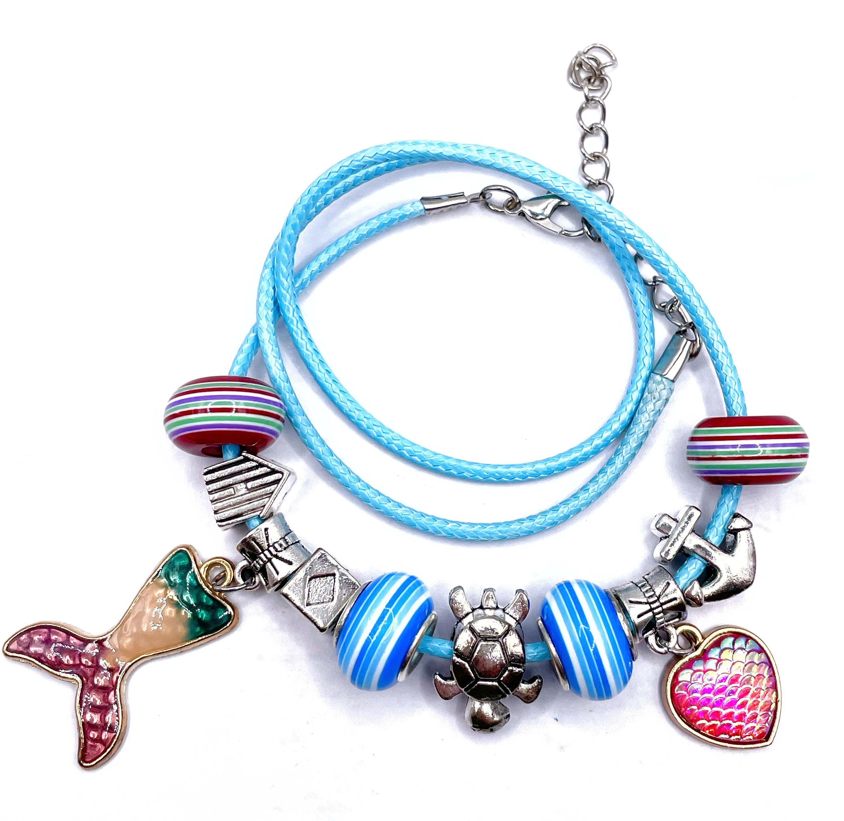 Pulsera niña lazo encerado ajustable