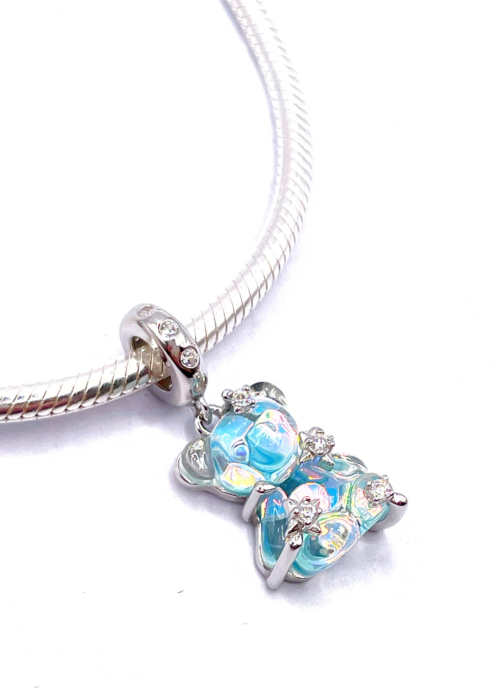 Charm Osito Jelly celeste