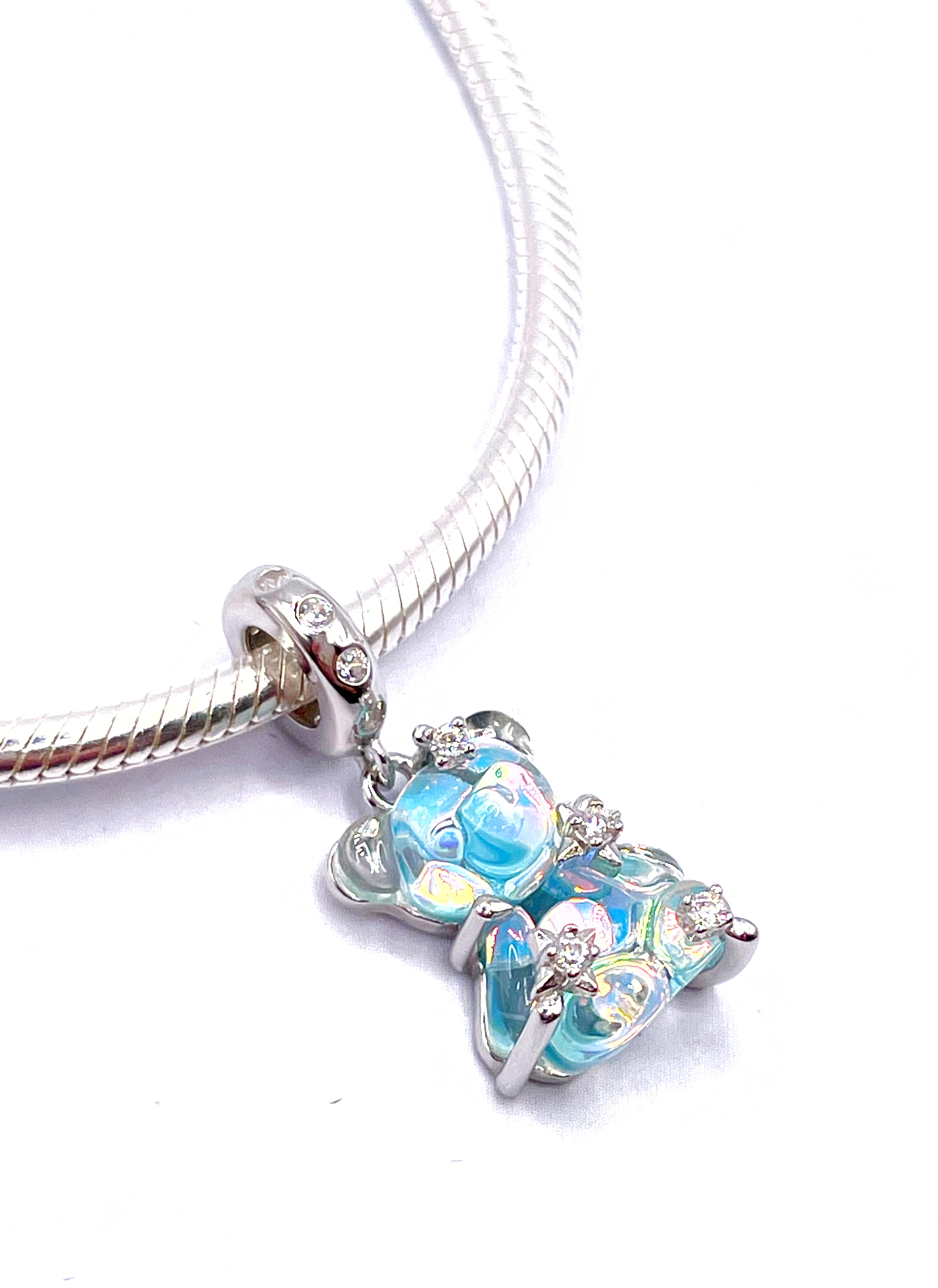 Charm Osito Jelly celeste