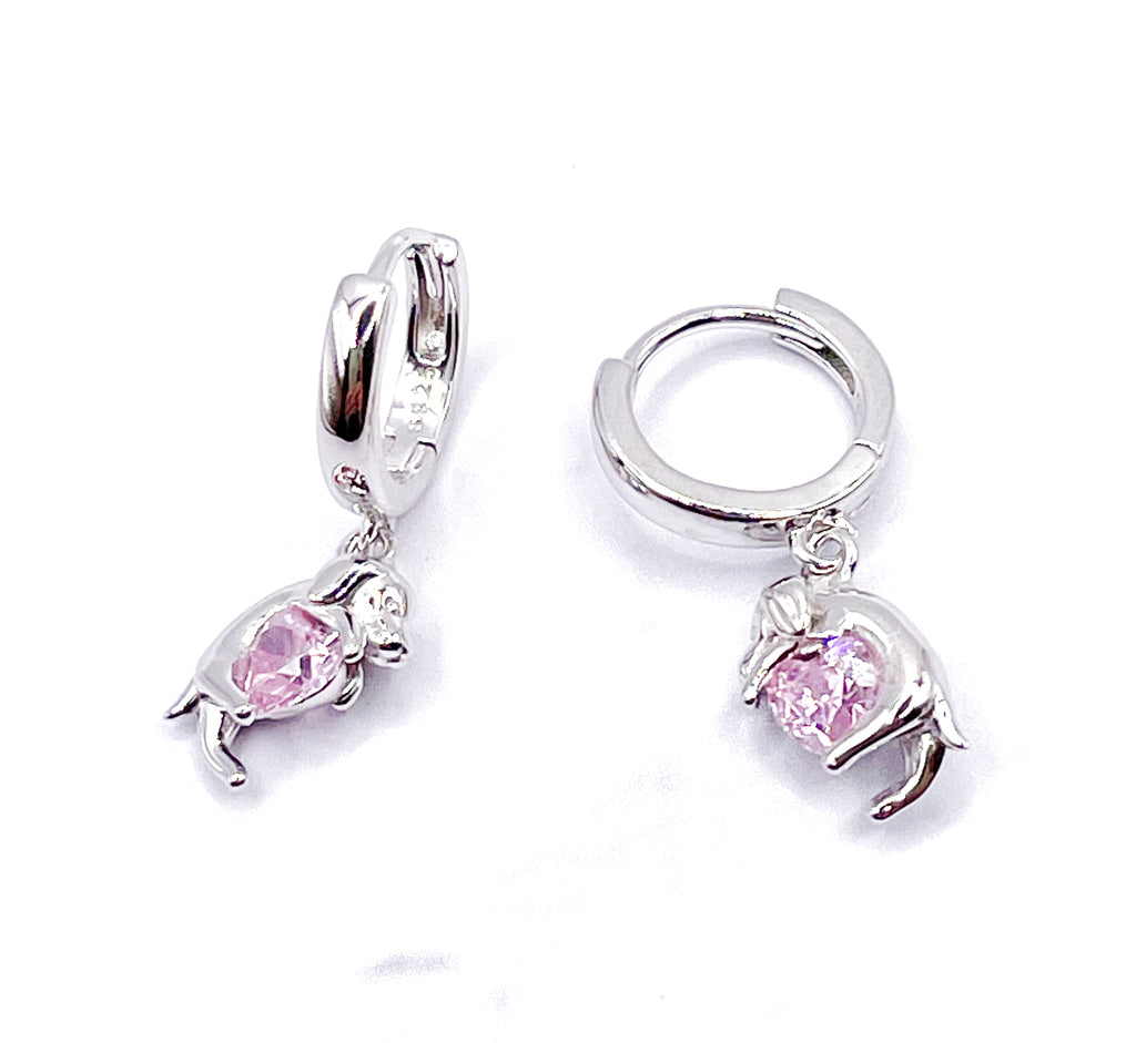 Aritos de Salchicha con corazón rosado