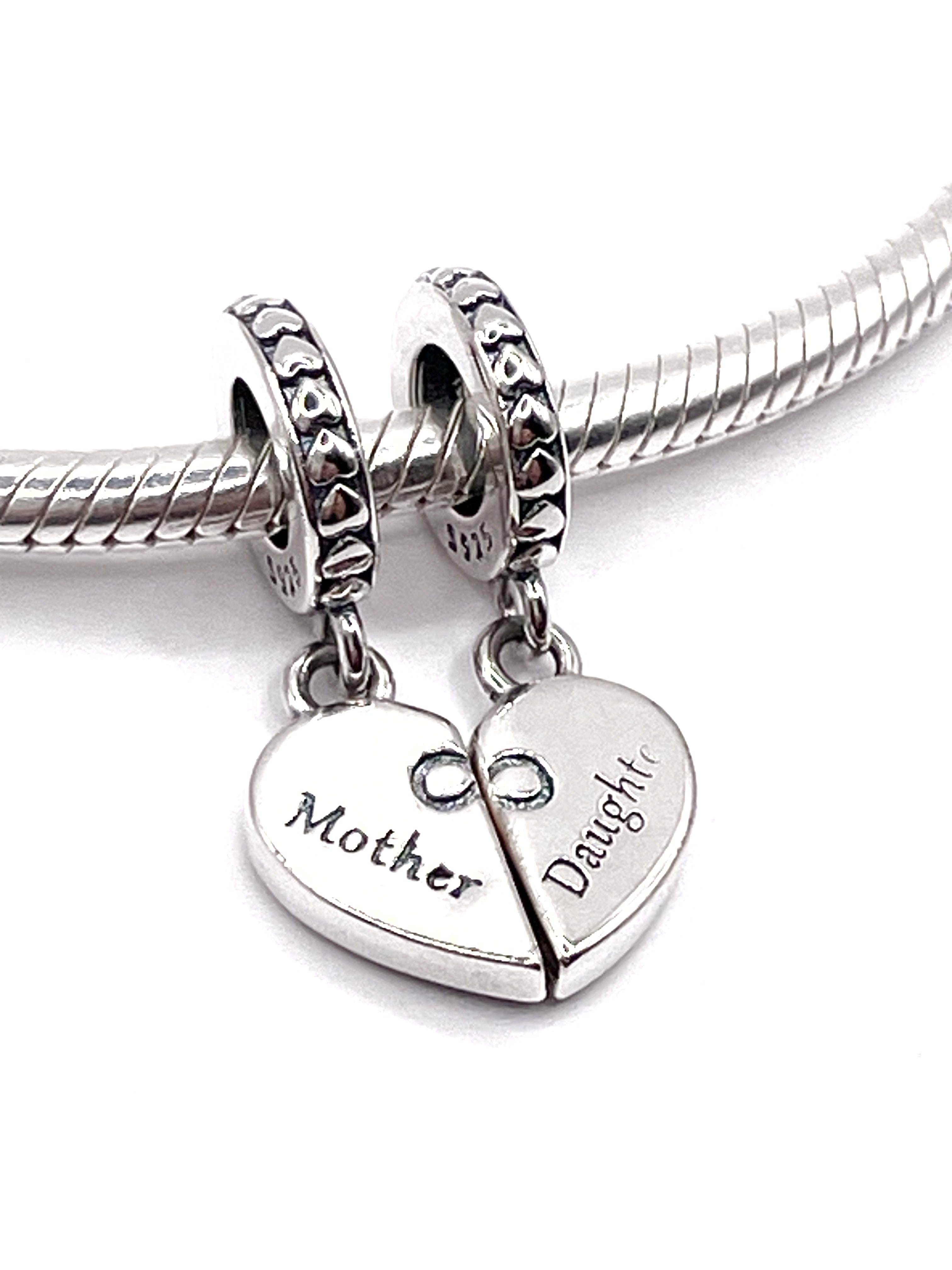 Charm Corazón “Amor” divisible madre e hija