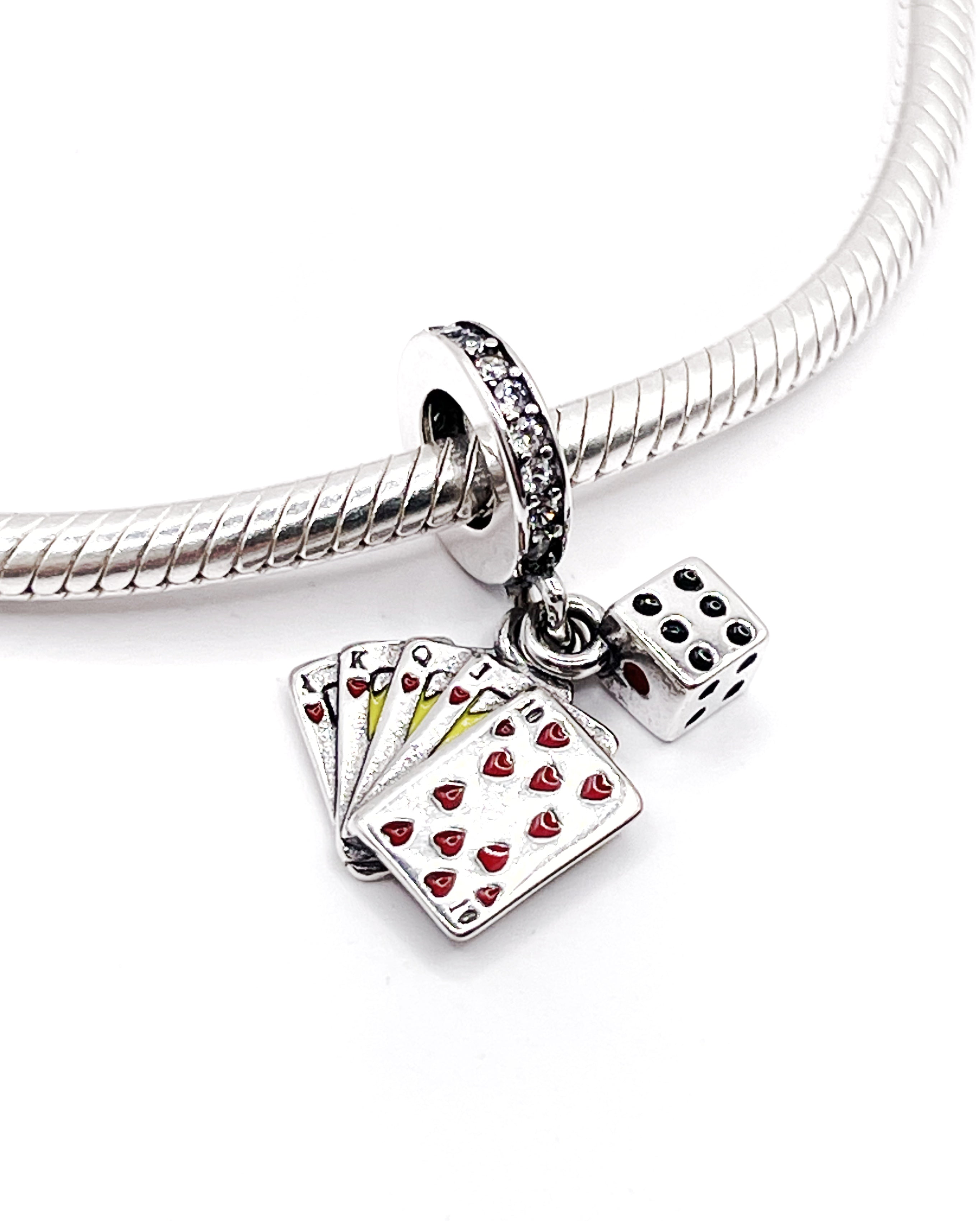 Charm Cartas de póker y dado