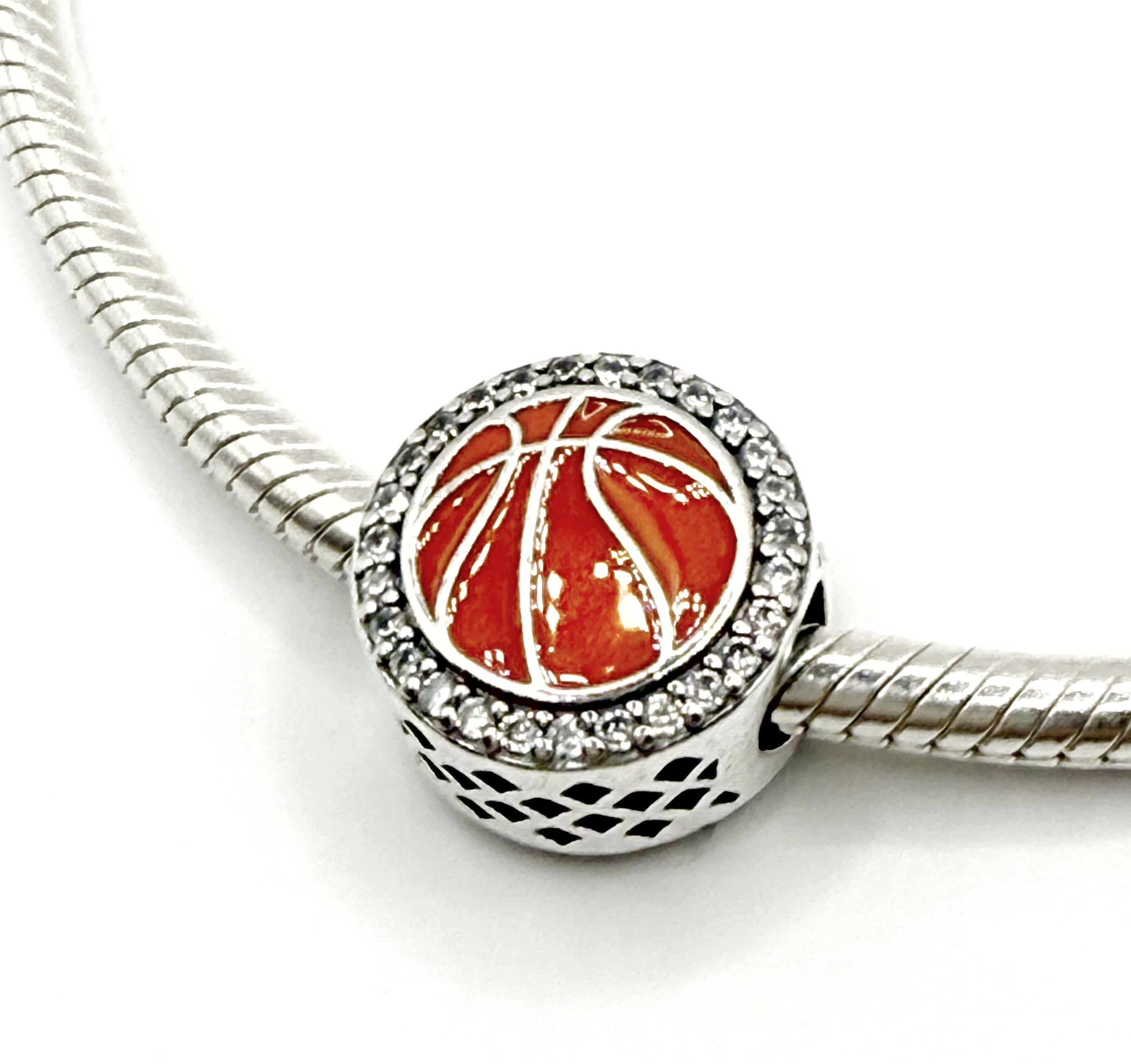 Charm Pelota de basket borde de circonias