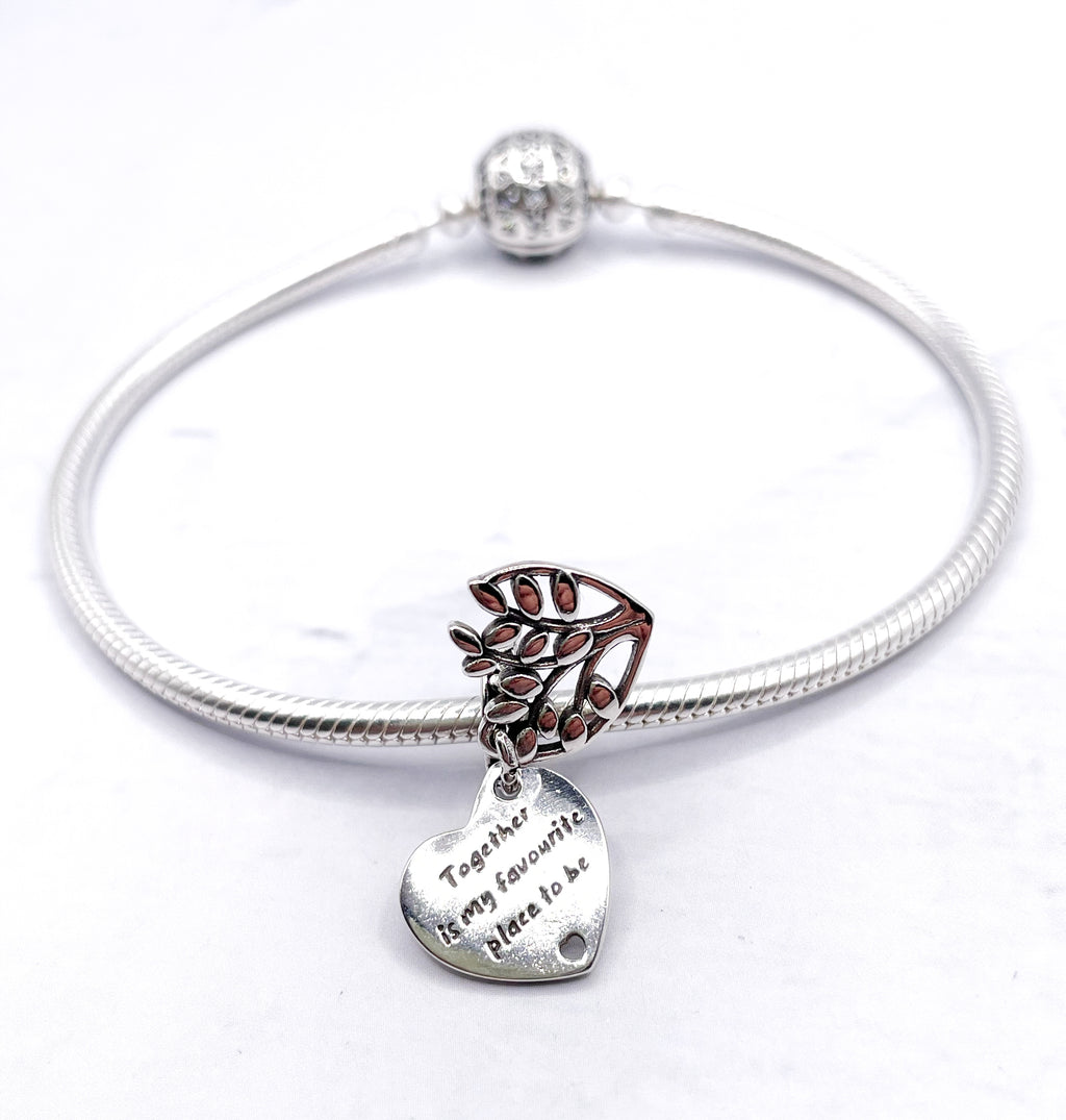 Charm Árbol de la vida en corazón