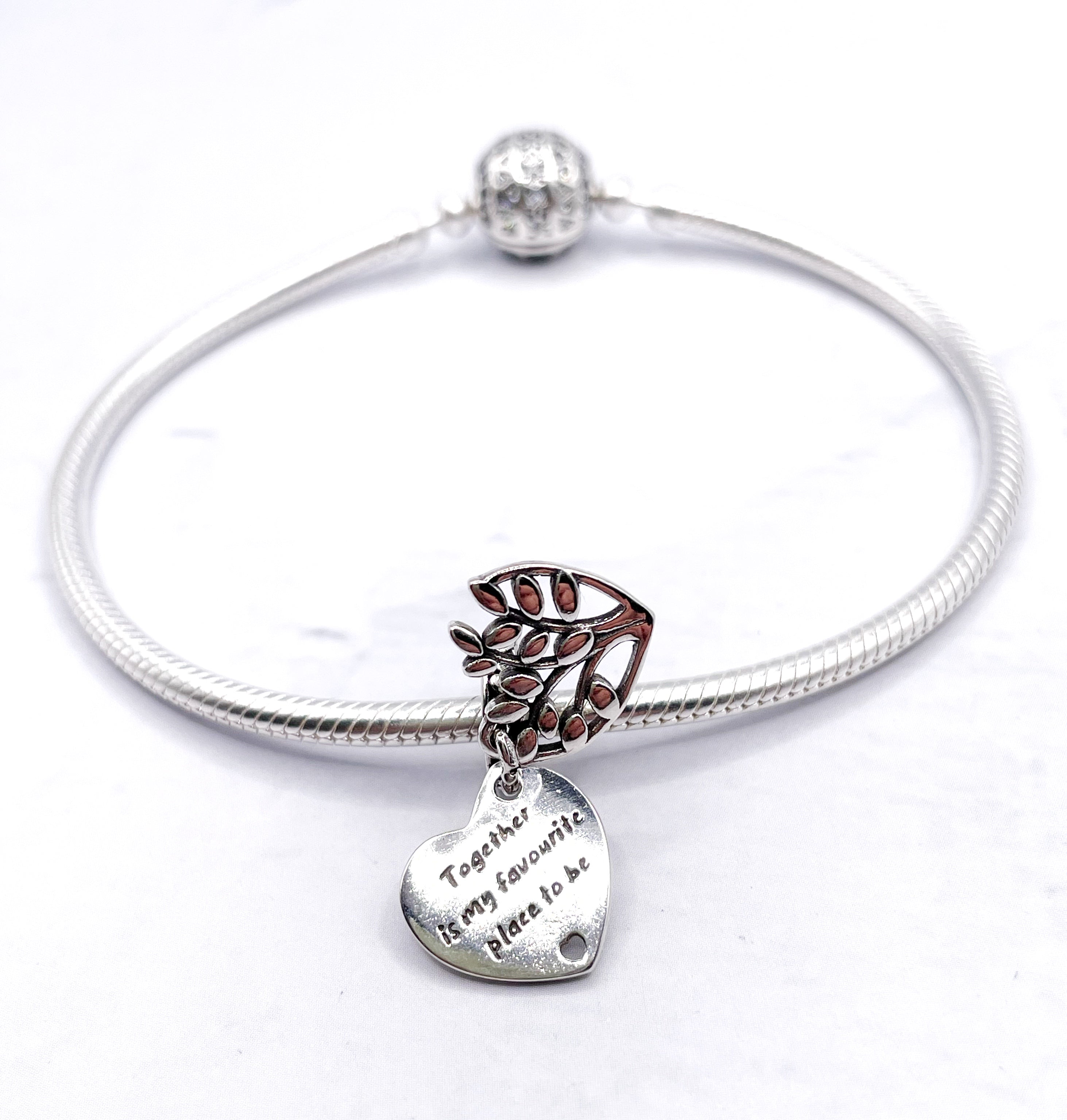 Charm Árbol de la vida en corazón