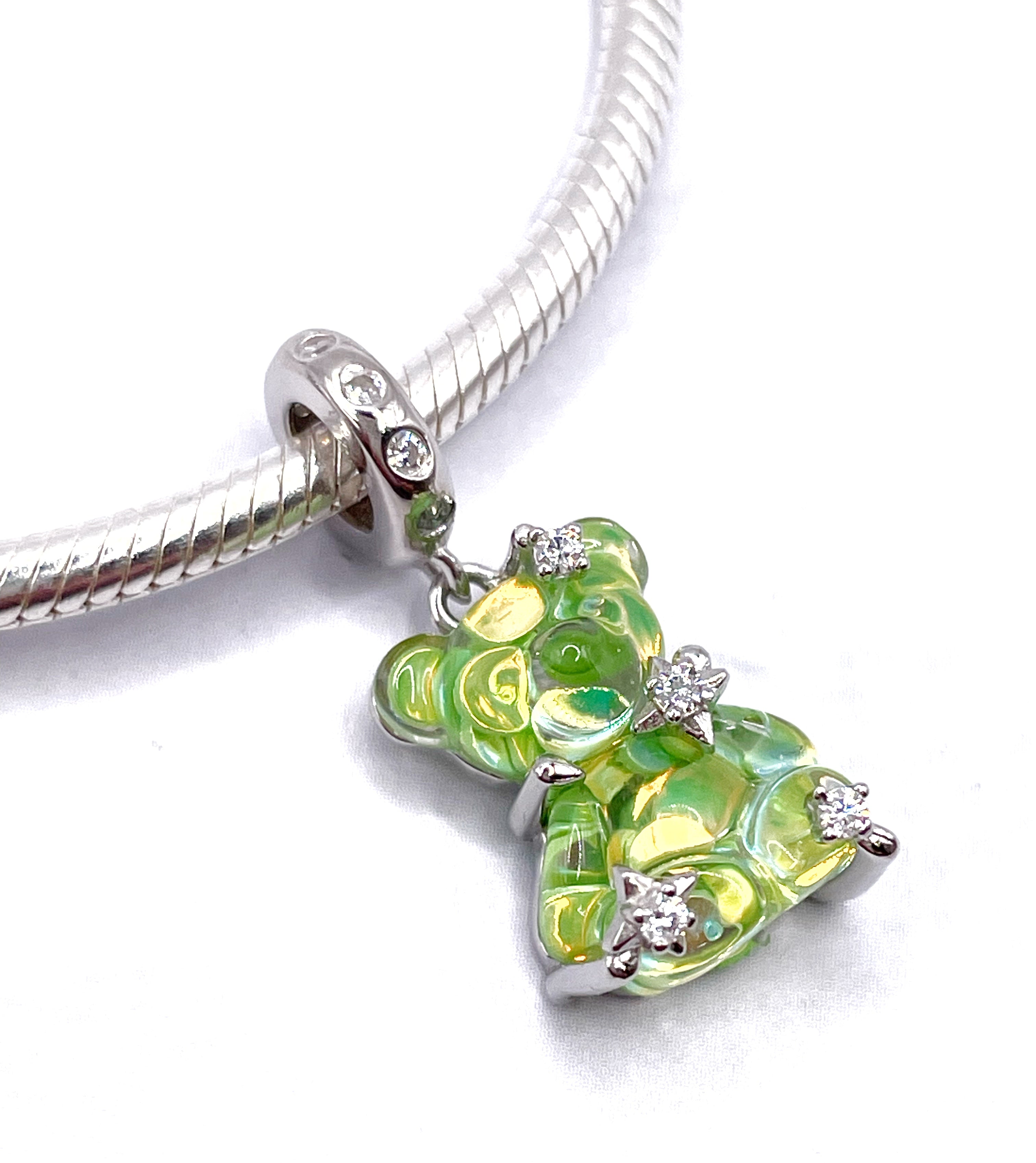 Charm Osito Jelly verde